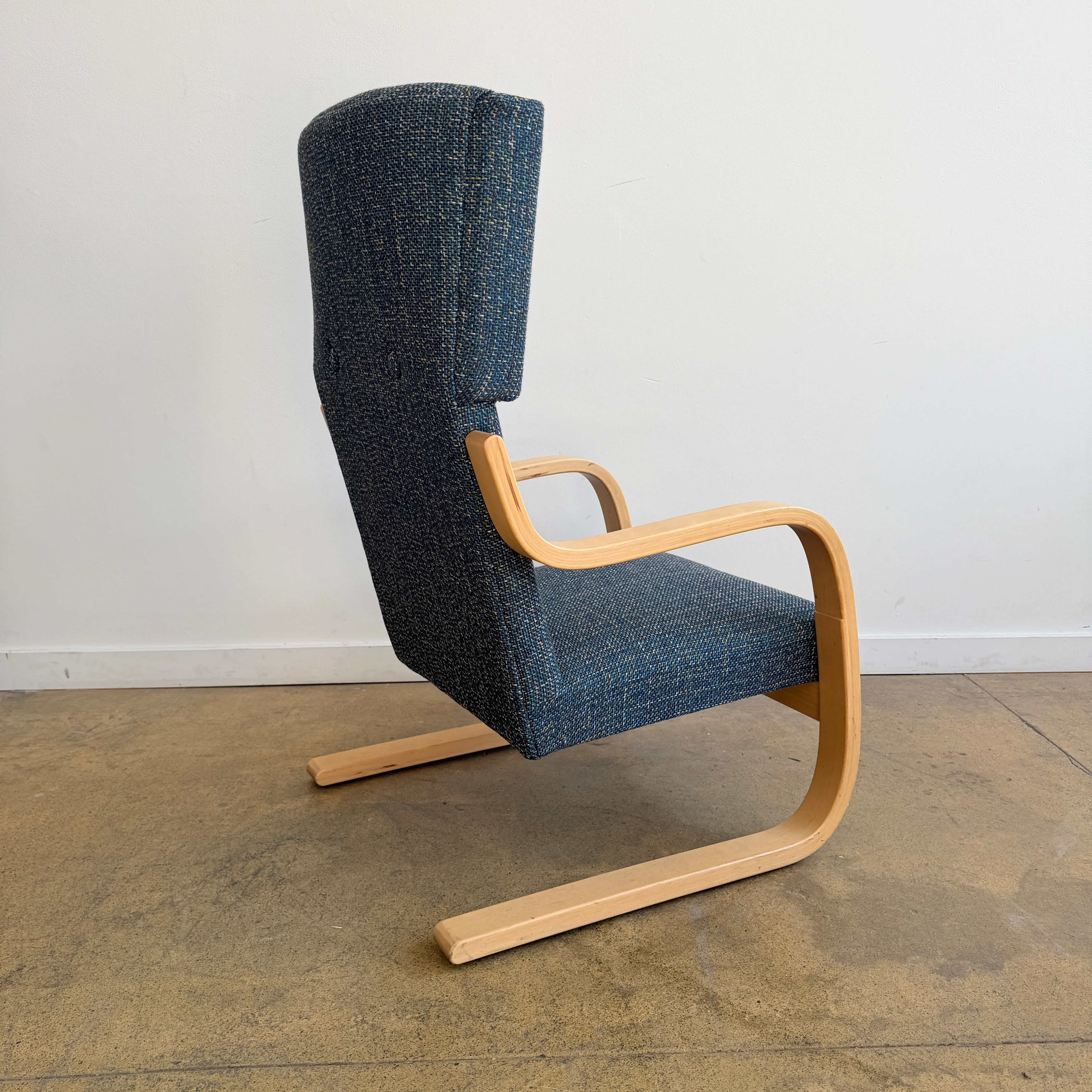 Artek Alvar Aalto Amchair Model 401 - Momentum Sina Pearson Fabric - Image 2