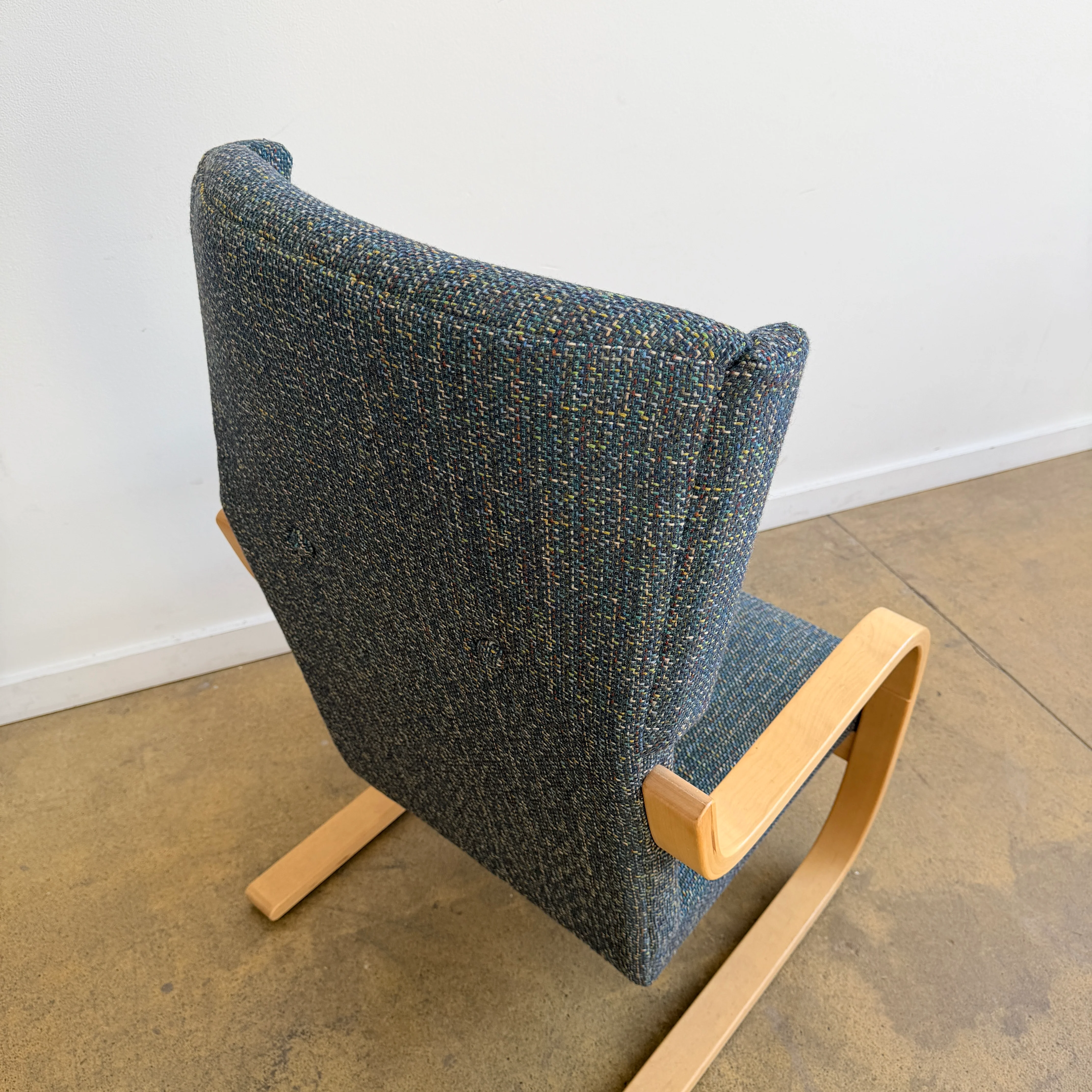 Artek Alvar Aalto Amchair Model 401 - Momentum Sina Pearson Fabric - Image 6