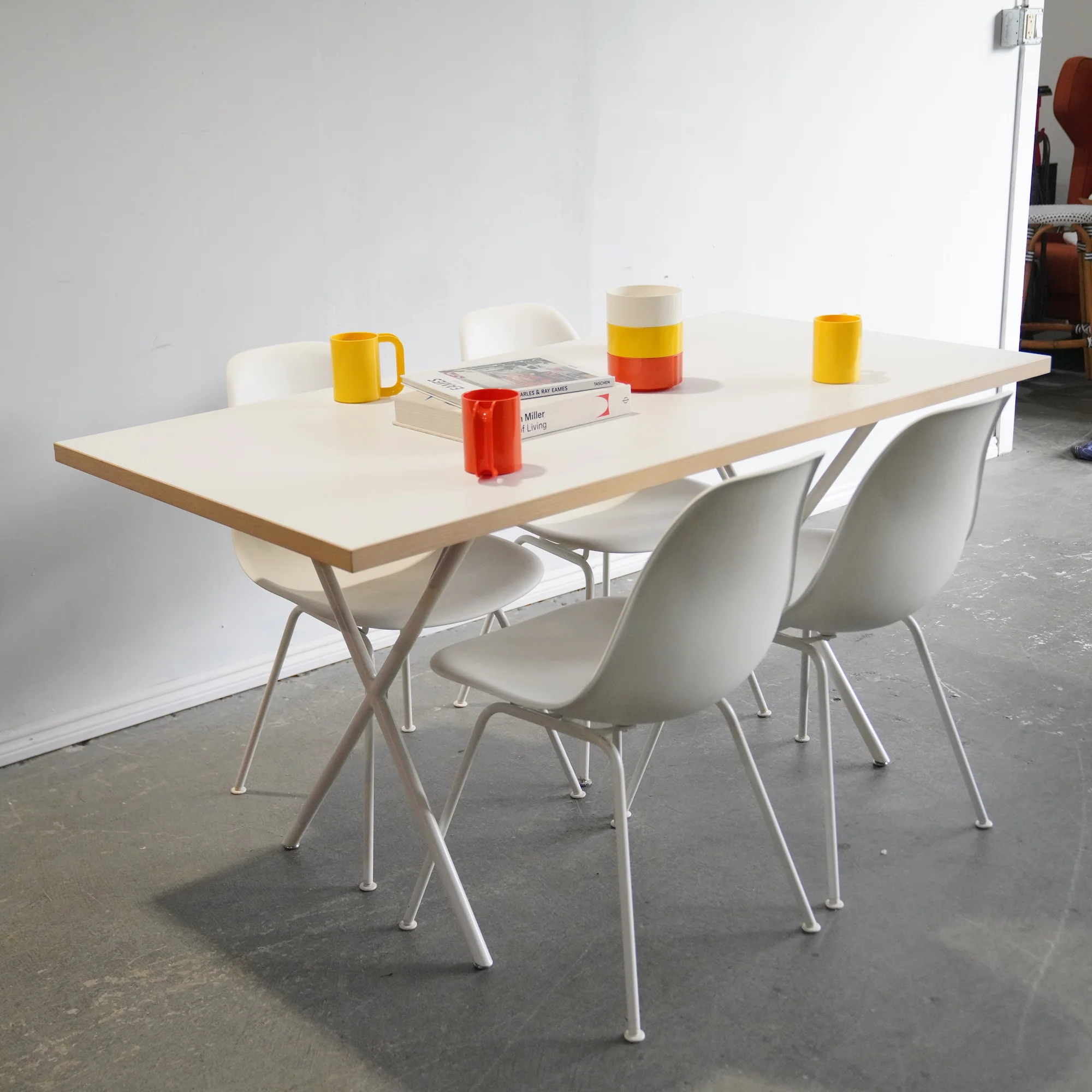 Authentic! Herman Miller George Nelson X dining Table - Image 2