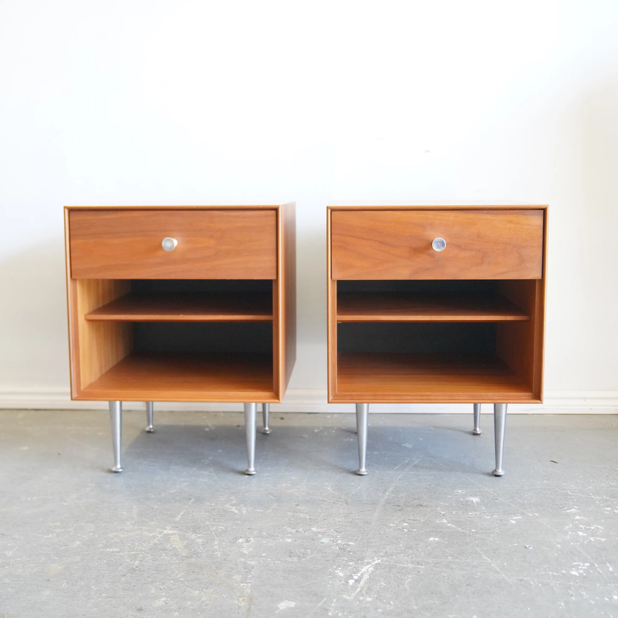 Authentic! Herman Miller pair of George Nelson Nighstands