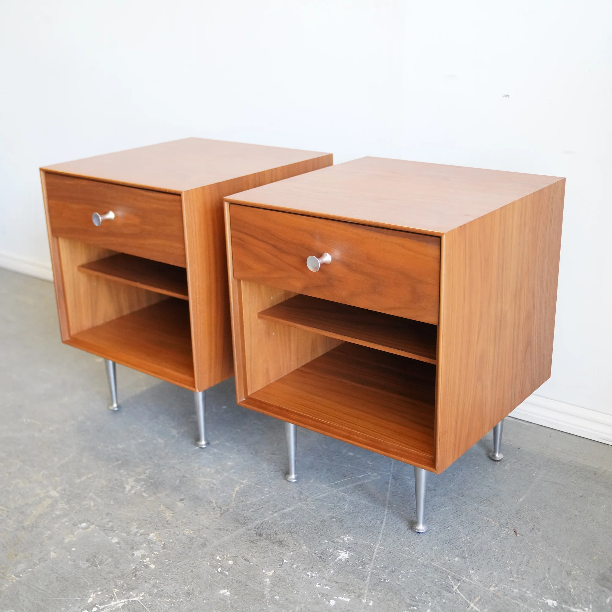 Authentic! Herman Miller pair of George Nelson Nighstands - Image 3
