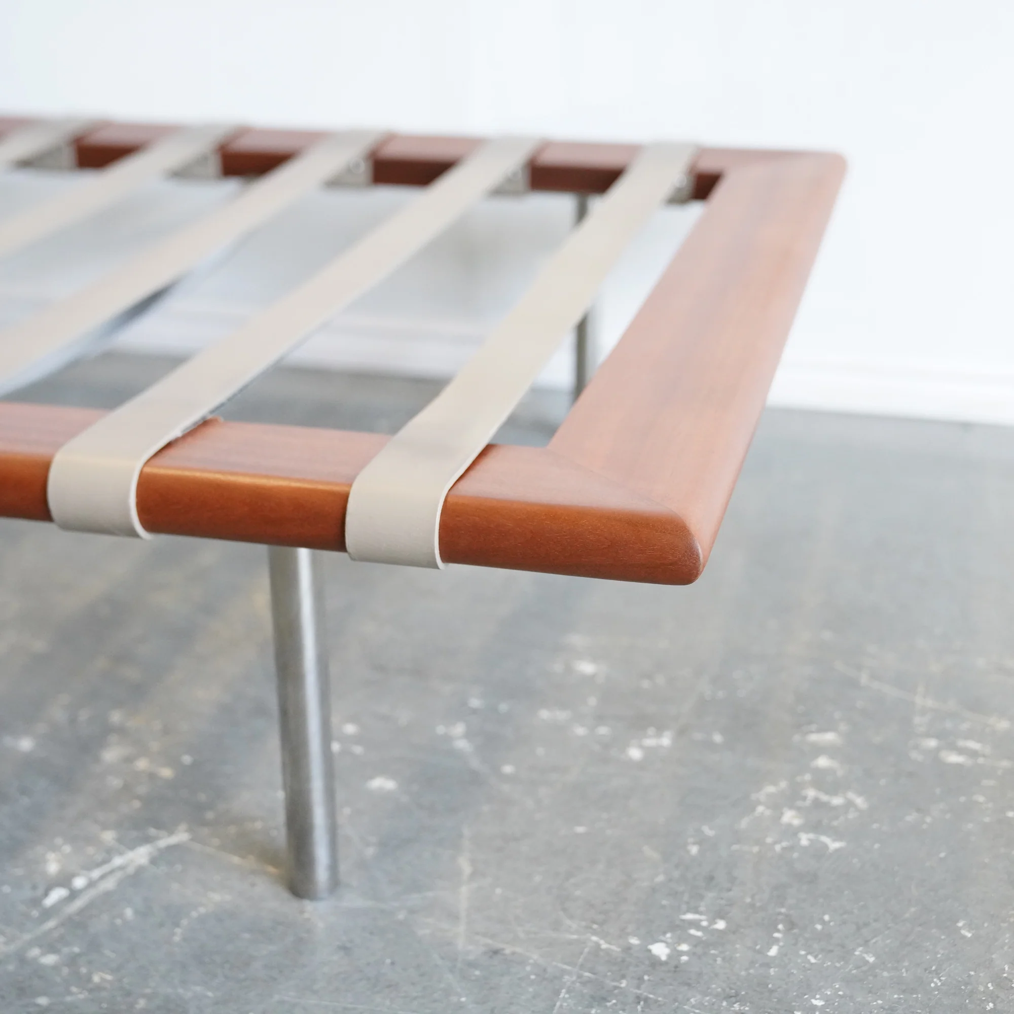 Authentic Knoll Mies Van Der Rohe Barcelona Couch - Image 4