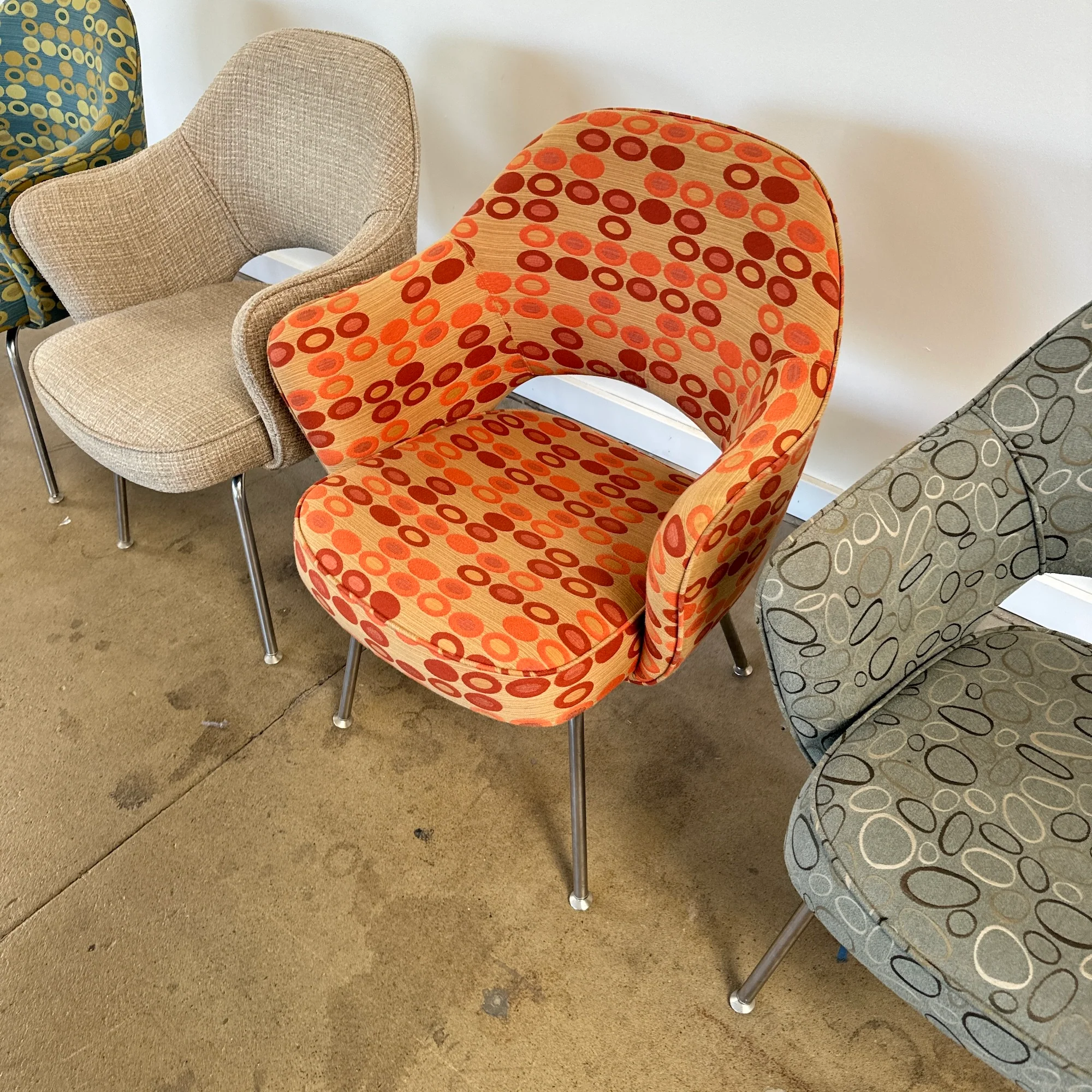 Authentic! Knoll Saarinen Executive set of 4 Armchairs - Image 3