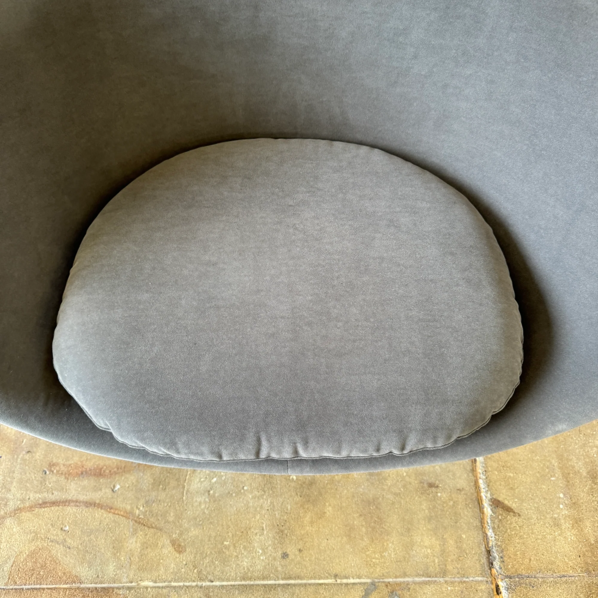 Authentic! Knoll Warren Platner Premium Velvelt Lounge Chair (New Upholstery) - Image 7