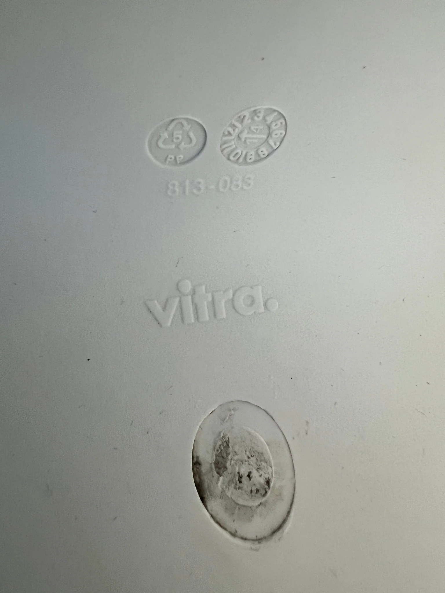 Authentic Vitra set of 6 Vernor Panton chairs - Image 3