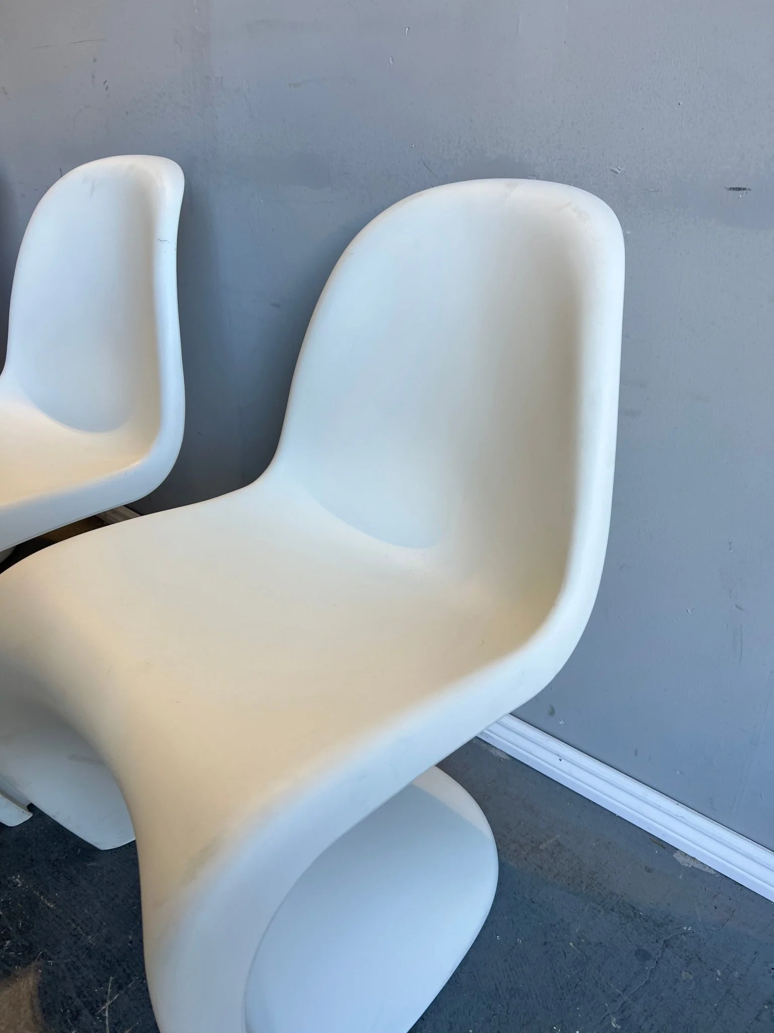 Authentic Vitra set of 6 Vernor Panton chairs - Image 7