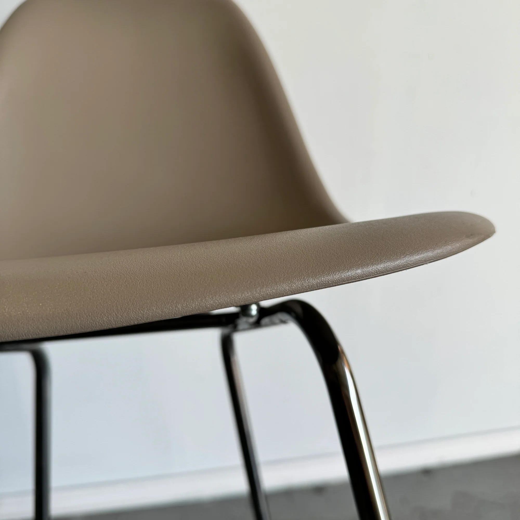 Authentic! Herman Miller Eames Molded Plastic Barstools (Cocoa) - Image 4
