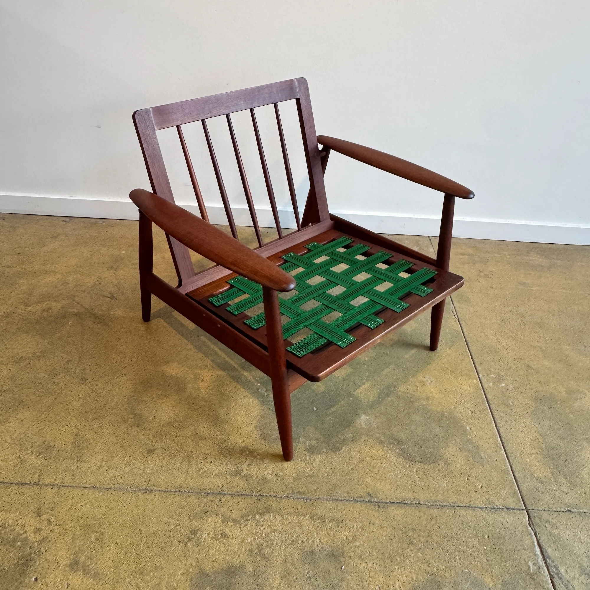 Danish Modern 1960s MM Moreddi Teak Lounge Chair (New Upholstery) - Image 6