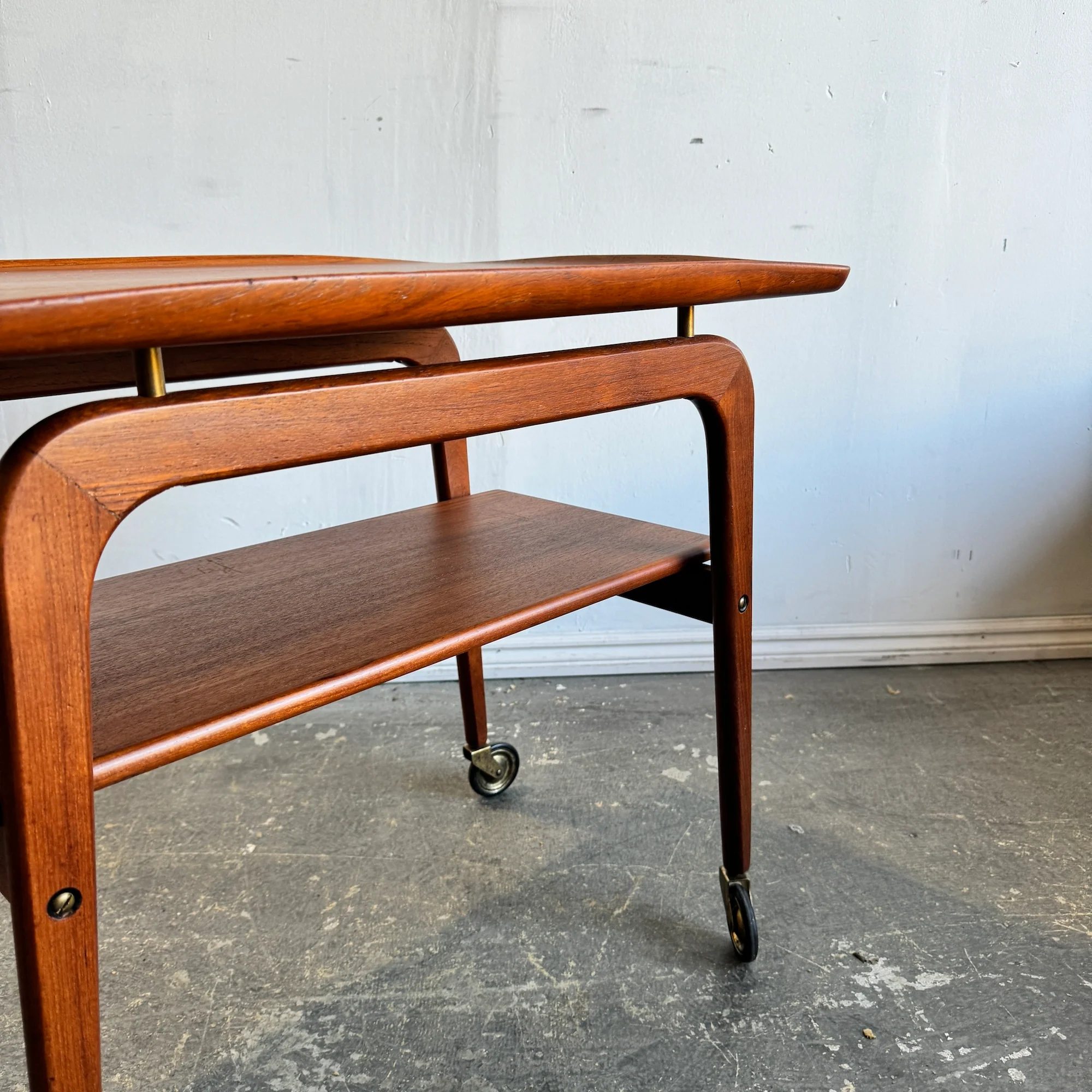 Danish Modern Arne Hovmand Olsen for Mogens Kold Bar Cart - Image 5