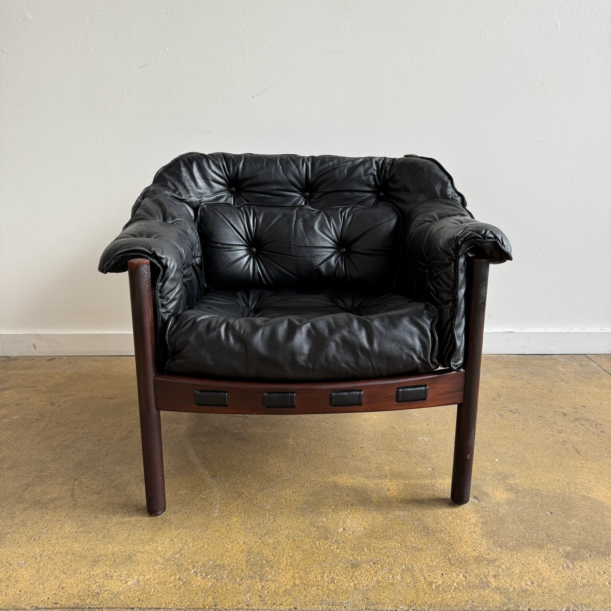 Danish Modern Arne Norell & Sven Ellekaer Rosewood Easy Chair for Coja (Two Available) - Image 2