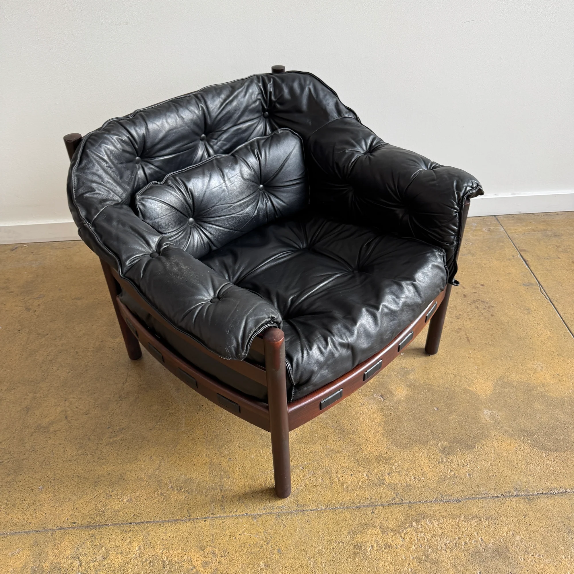 Danish Modern Arne Norell & Sven Ellekaer Rosewood Easy Chair for Coja (Two Available) - Image 3