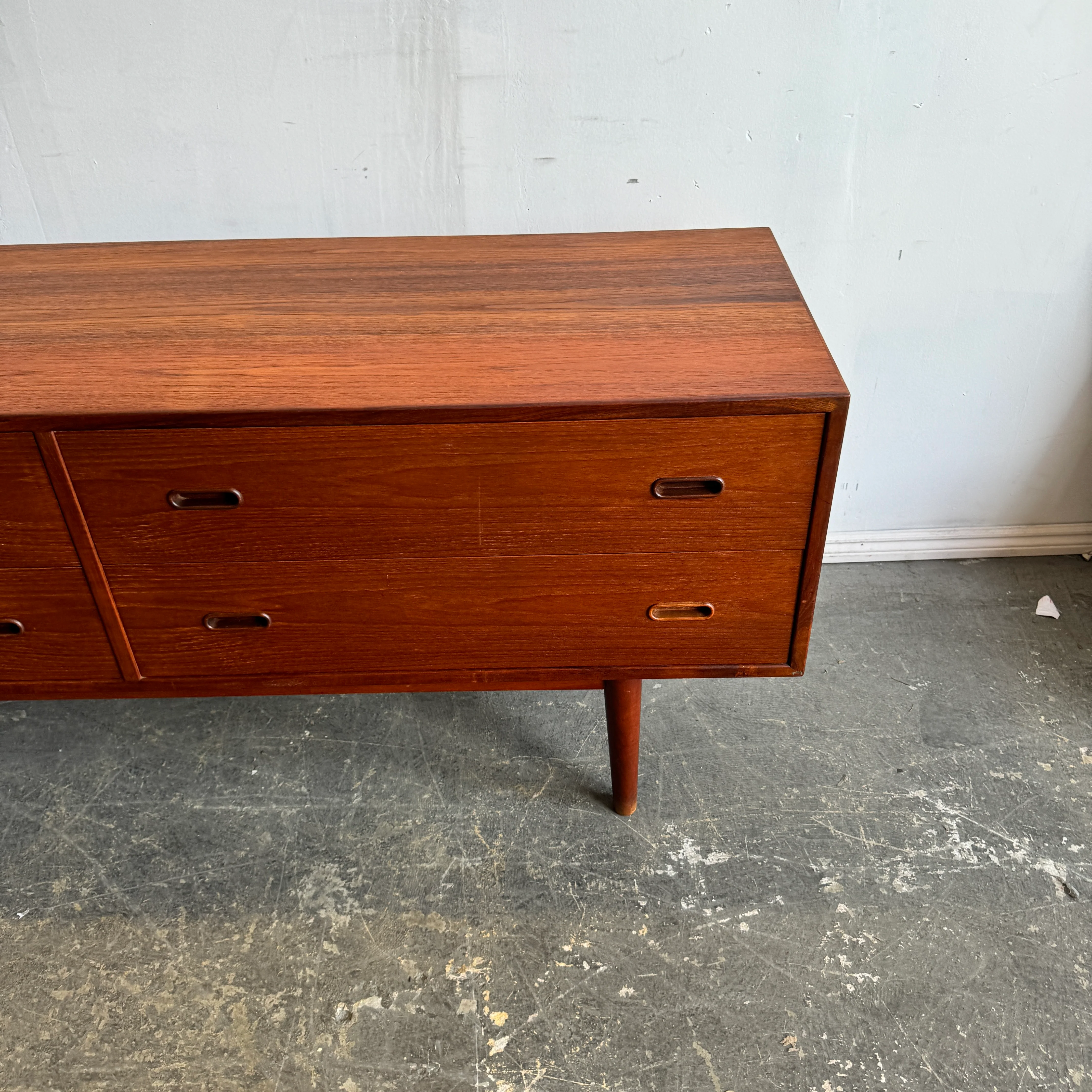 Danish Modern Arne Vodder Attribute low console or Dresser - Image 5