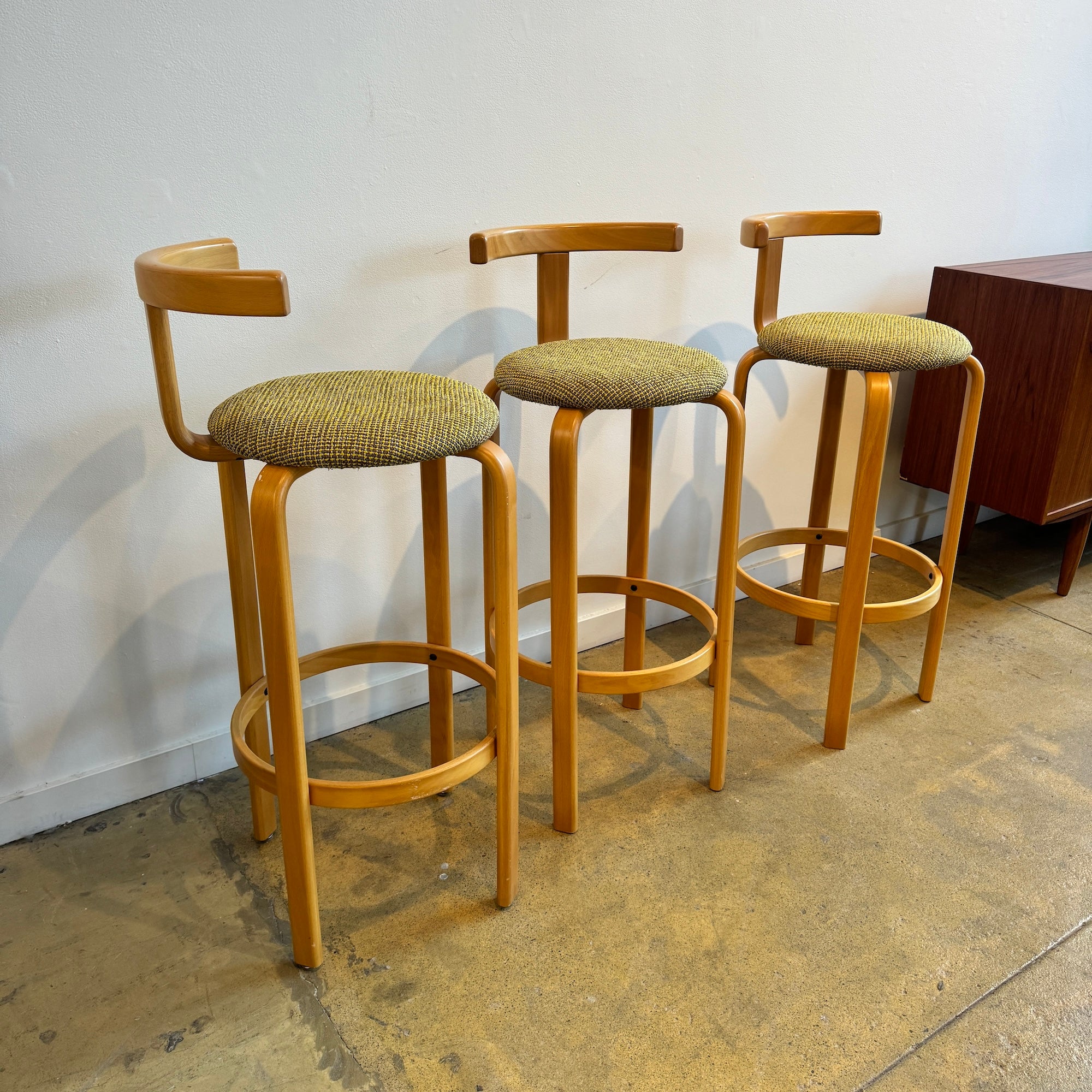 Danish Modern bentwood Barstools by Georg Petersens - Image 2