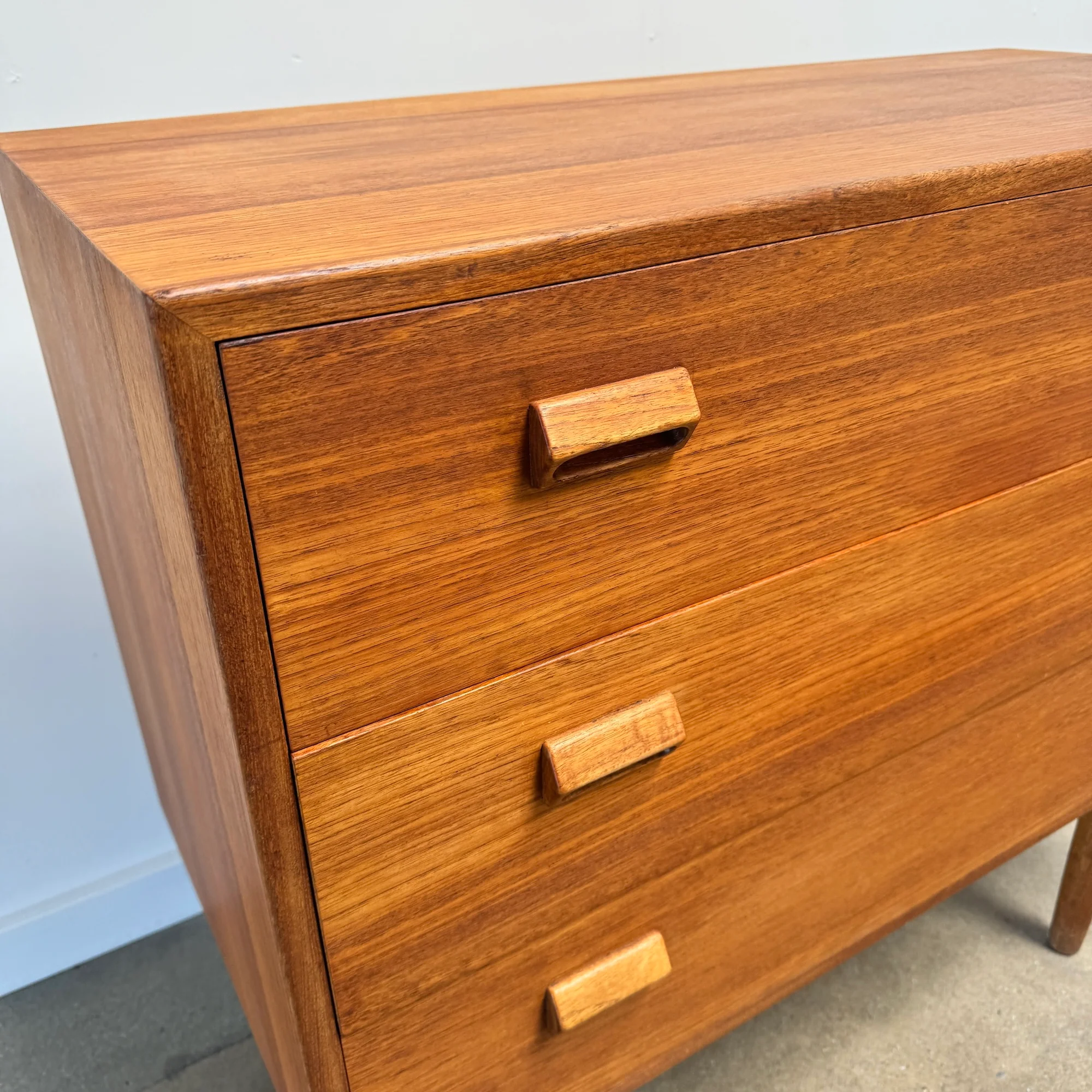 Danish Modern Borge Morgensen Teak Low Vanity Dresser - Image 5