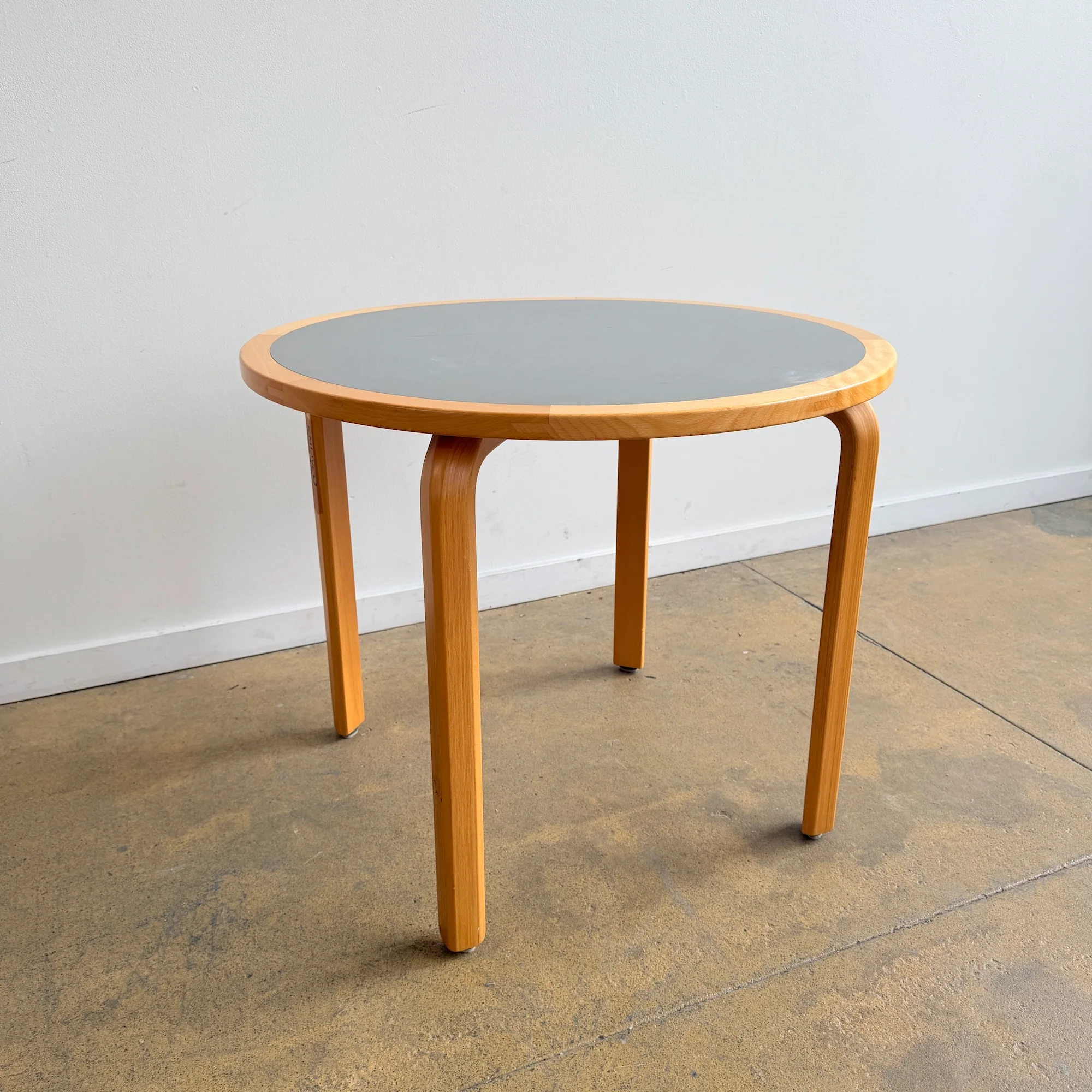 Danish Modern Faarstrup Round Beech Wood Dining Table - Image 2