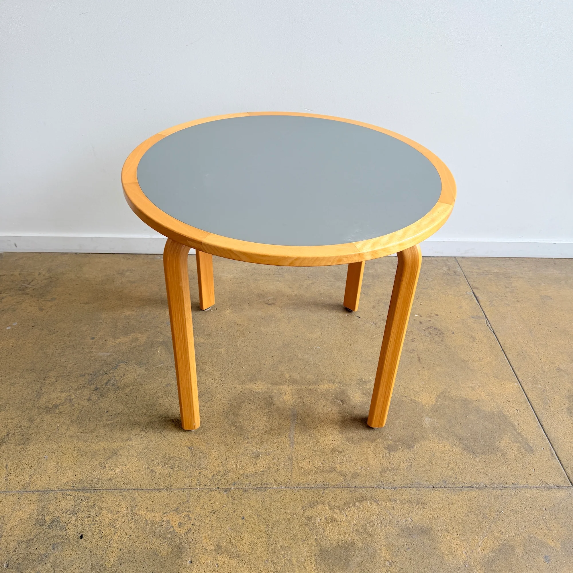 Danish Modern Faarstrup Round Beech Wood Dining Table - Image 3