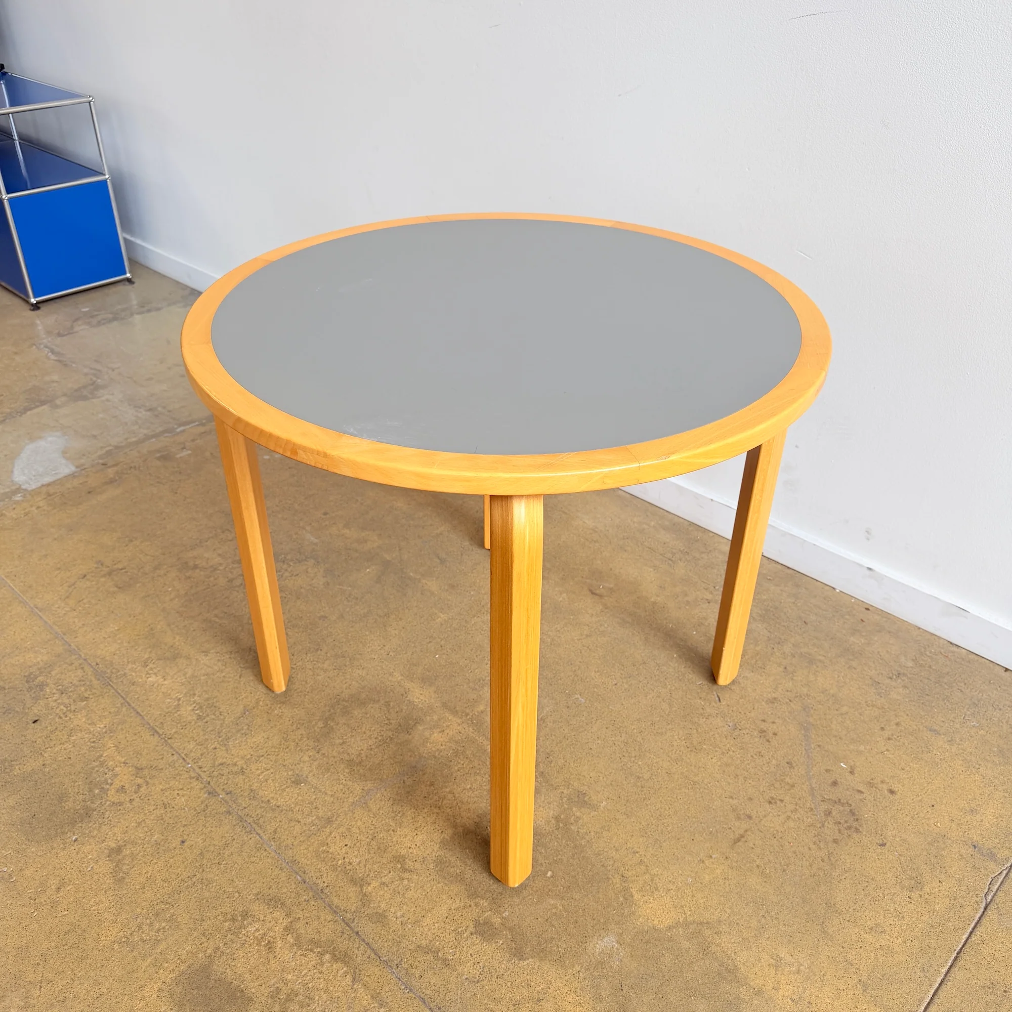 Danish Modern Faarstrup Round Beech Wood Dining Table - Image 4