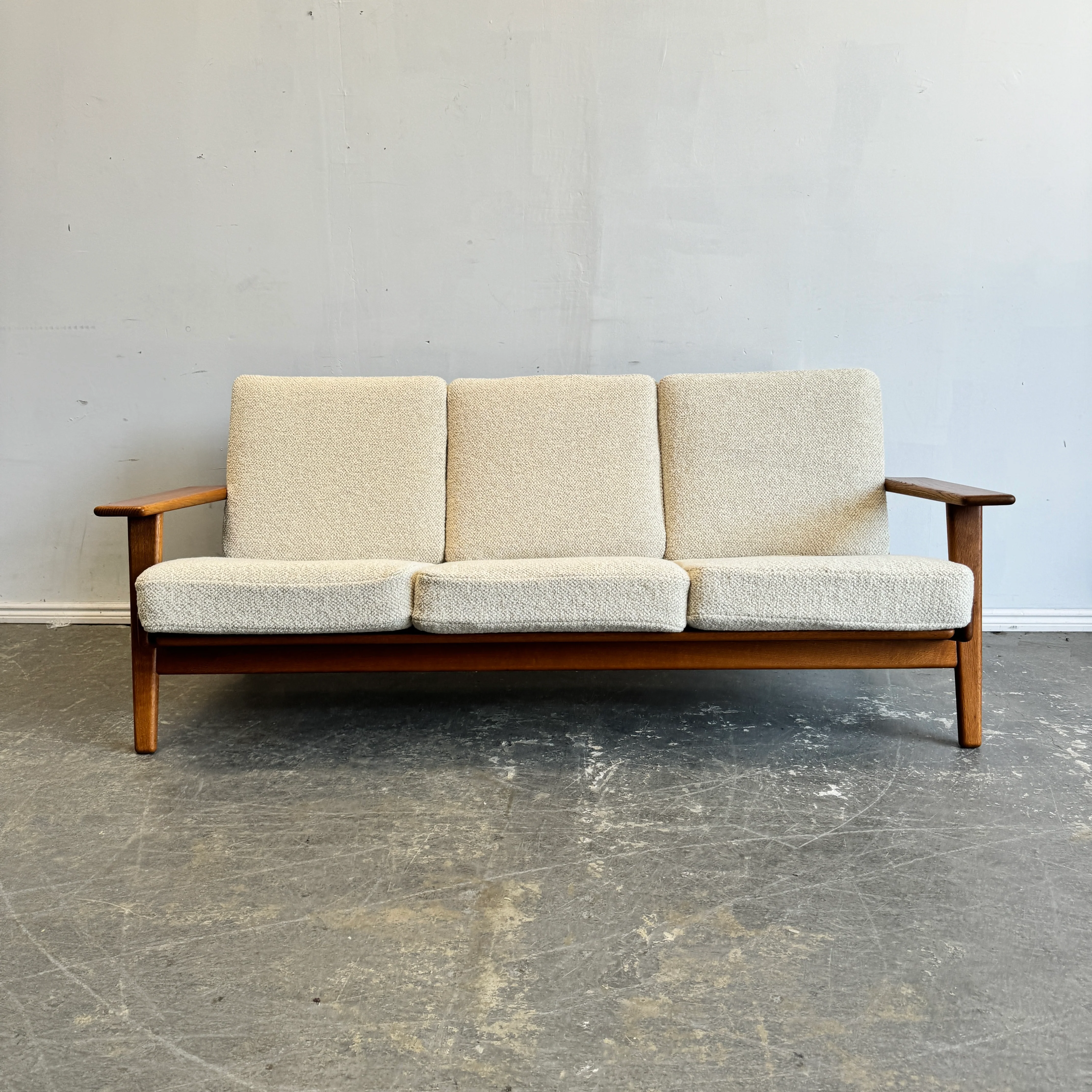 Danish Modern Hans Wegner GE 290 3-Seater Sofa for Getama (New Upholstery) - Image 2