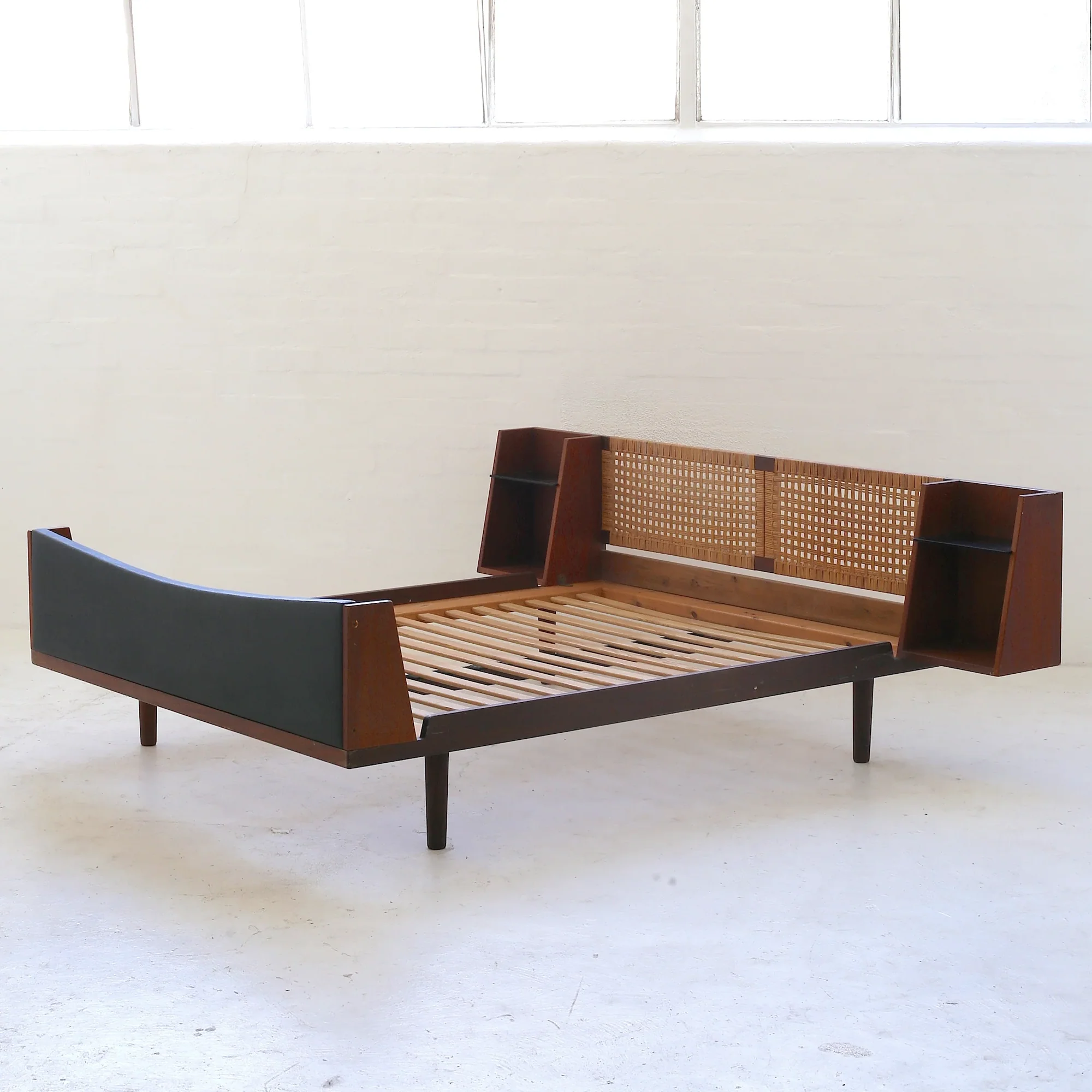 Danish Modern Hans Wegner Ge701 queen bed by Getama