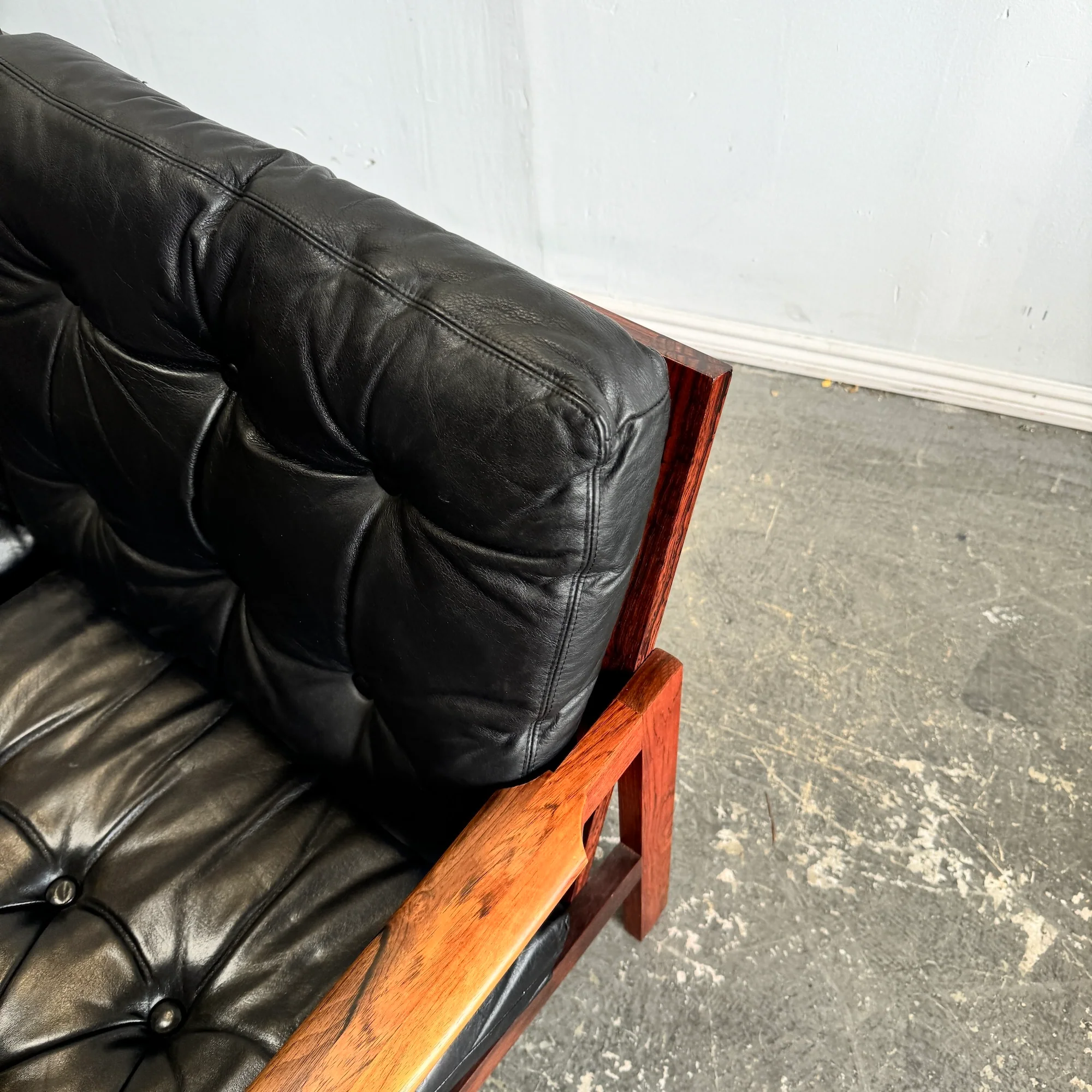 Danish Modern ILLUM WIKKELSØ Rosewood "Capella sofa for Eilersen - Image 7