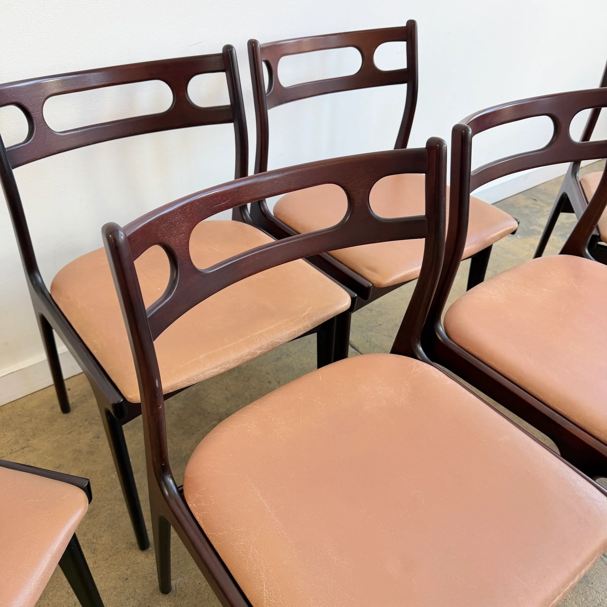 Danish Modern Johannes Andersen Model 138 Rosewood Chairs by Uldum Møbelfabrik (Free Upholstery) - Image 4