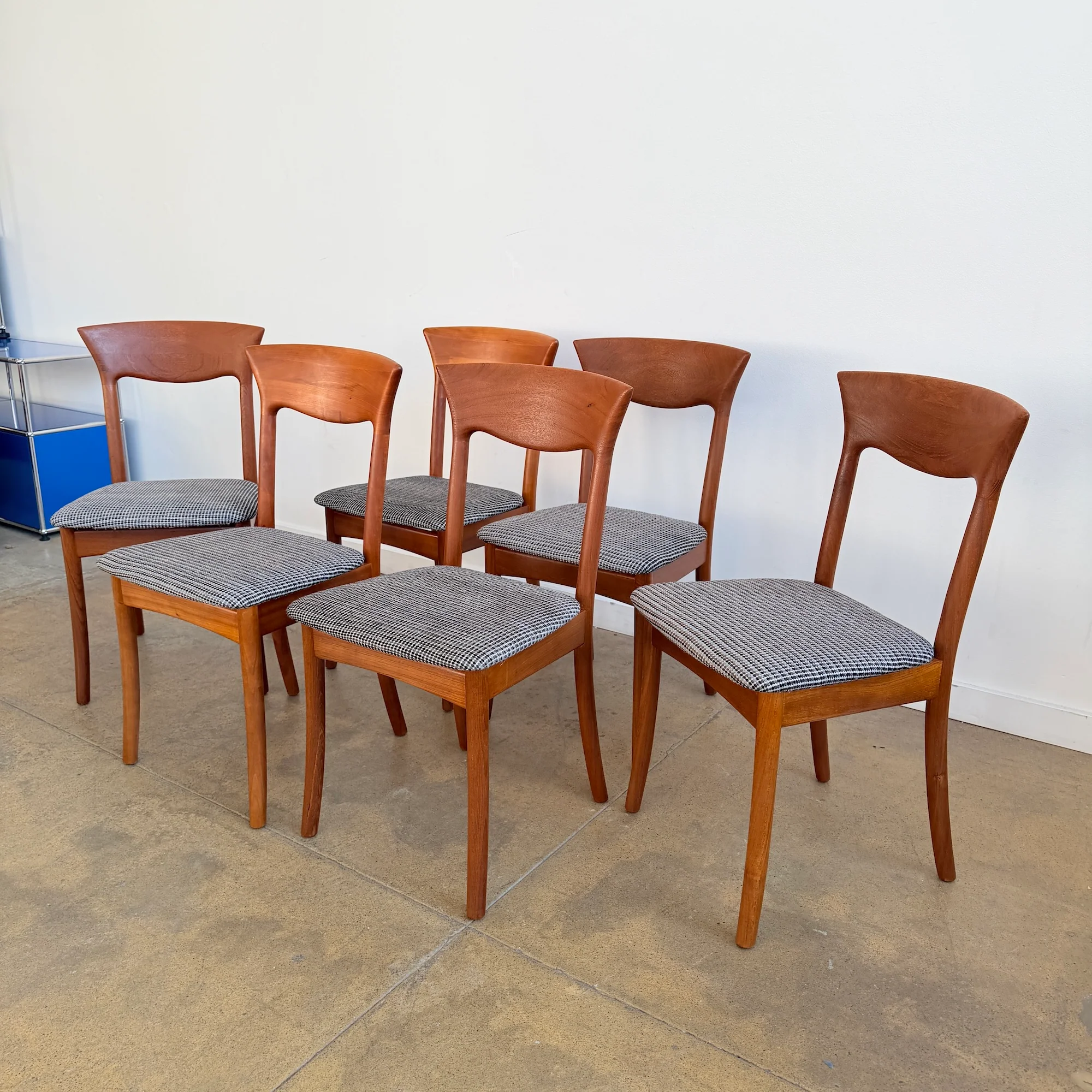 Danish Modern Juul Kristiansen Six Teak Dining Chairs (Fully Restored) - Image 3