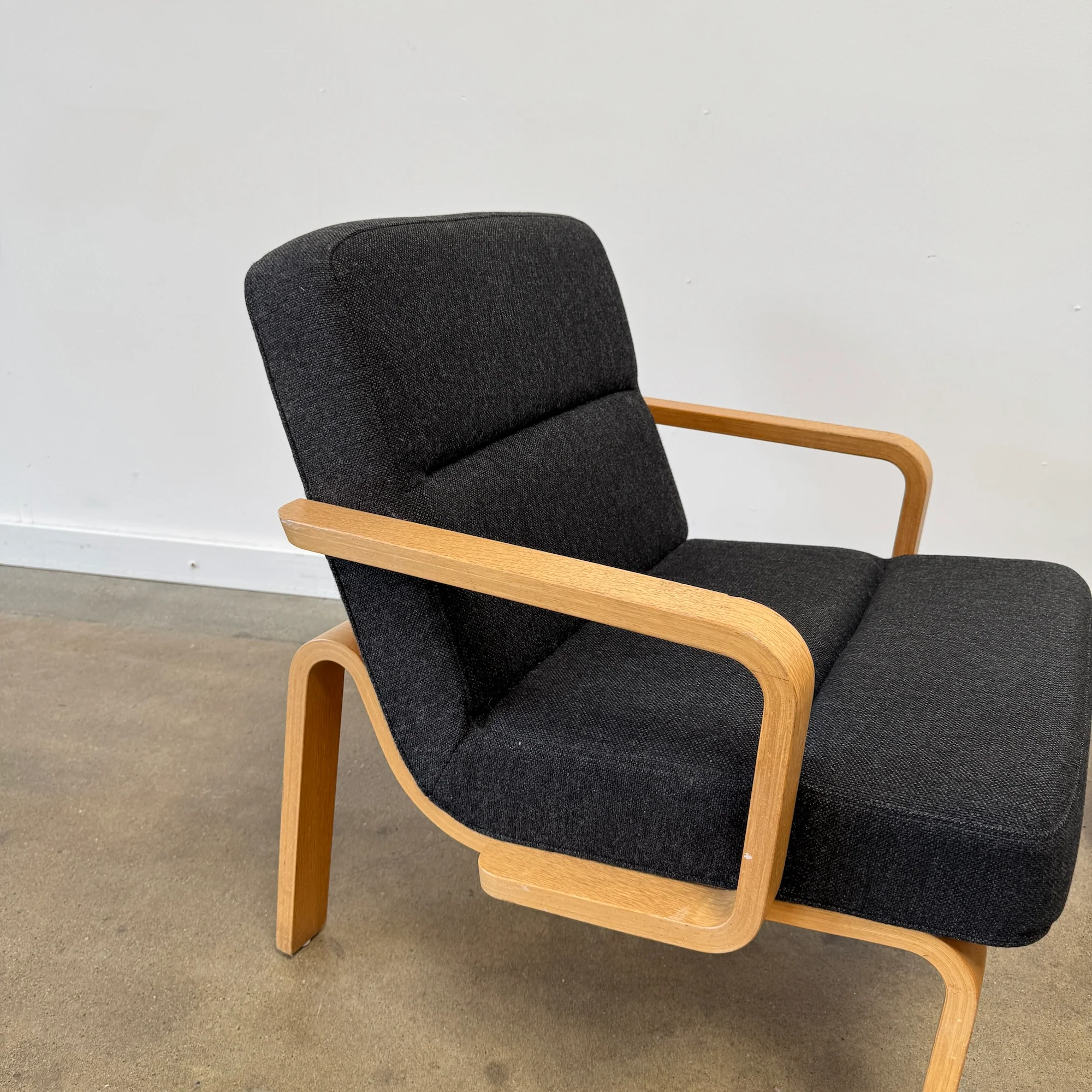 Danish Modern Magnus Olesen Plywood Lounge Chairs by Rud Thygesen - Image 3