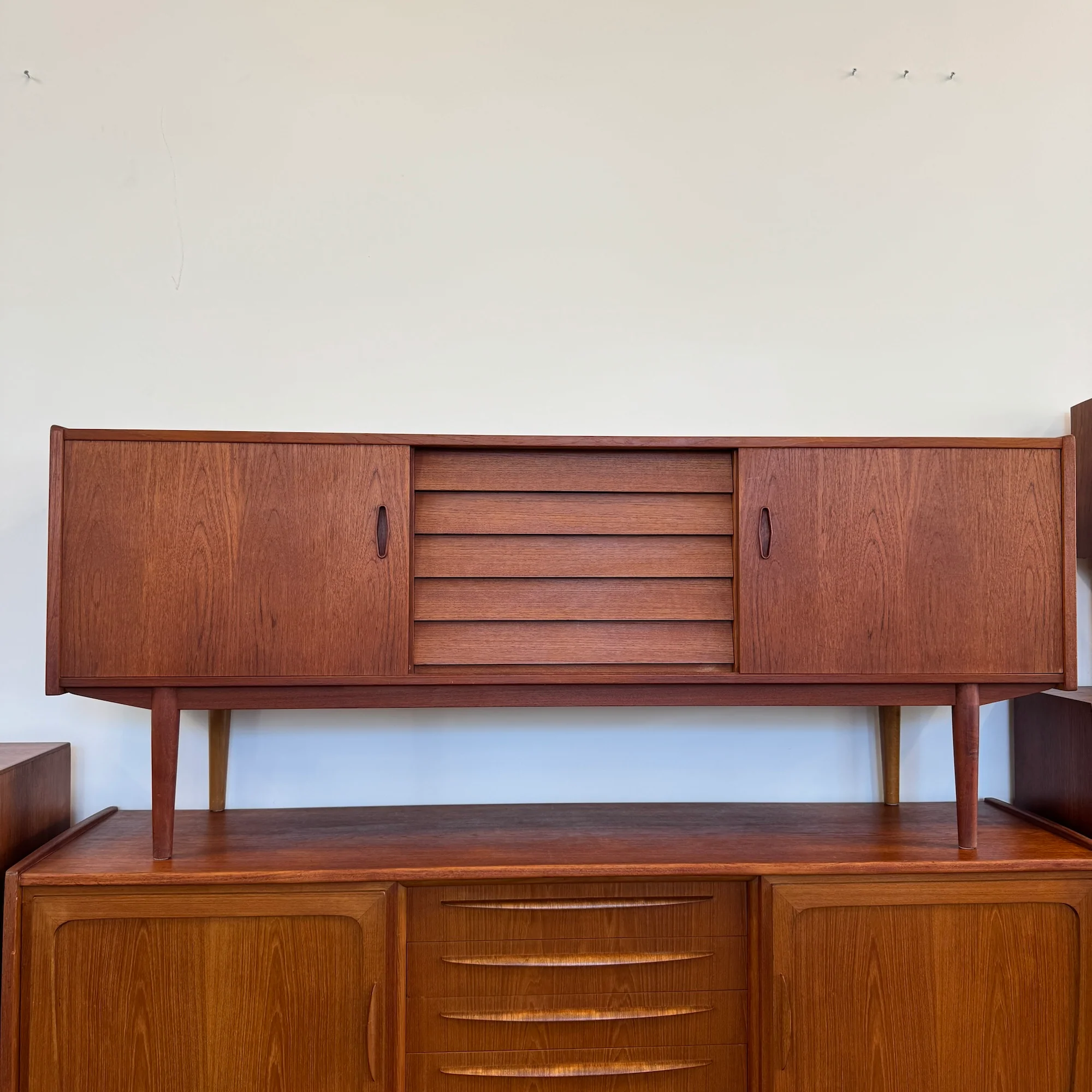 Danish Modern Nils Jonsson for Troeds "Trio" Teak Sideboard