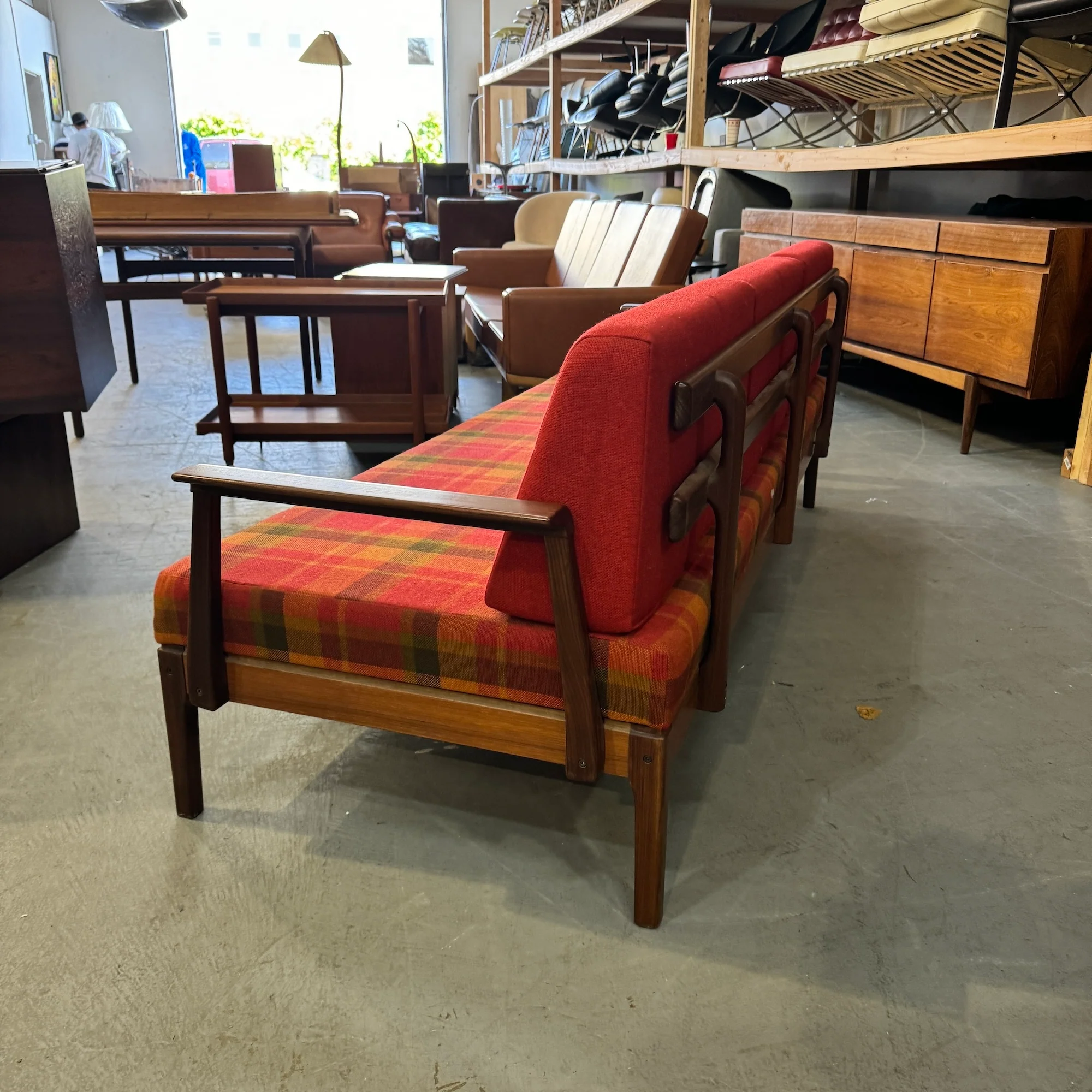 Danish Modern Ole Wanscher Solid Teakwood Sofa - Image 2
