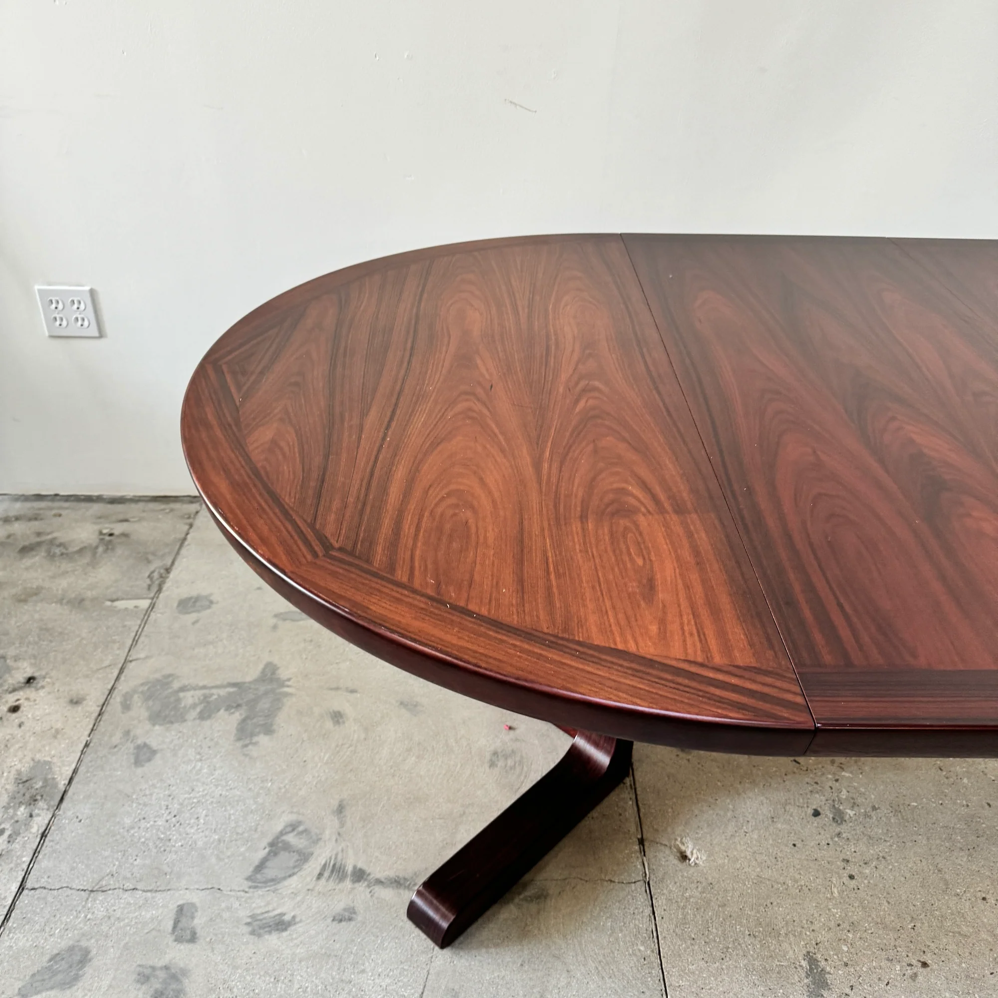Danish Modern Rosewood Extension Dining Table by Skovby - Image 8