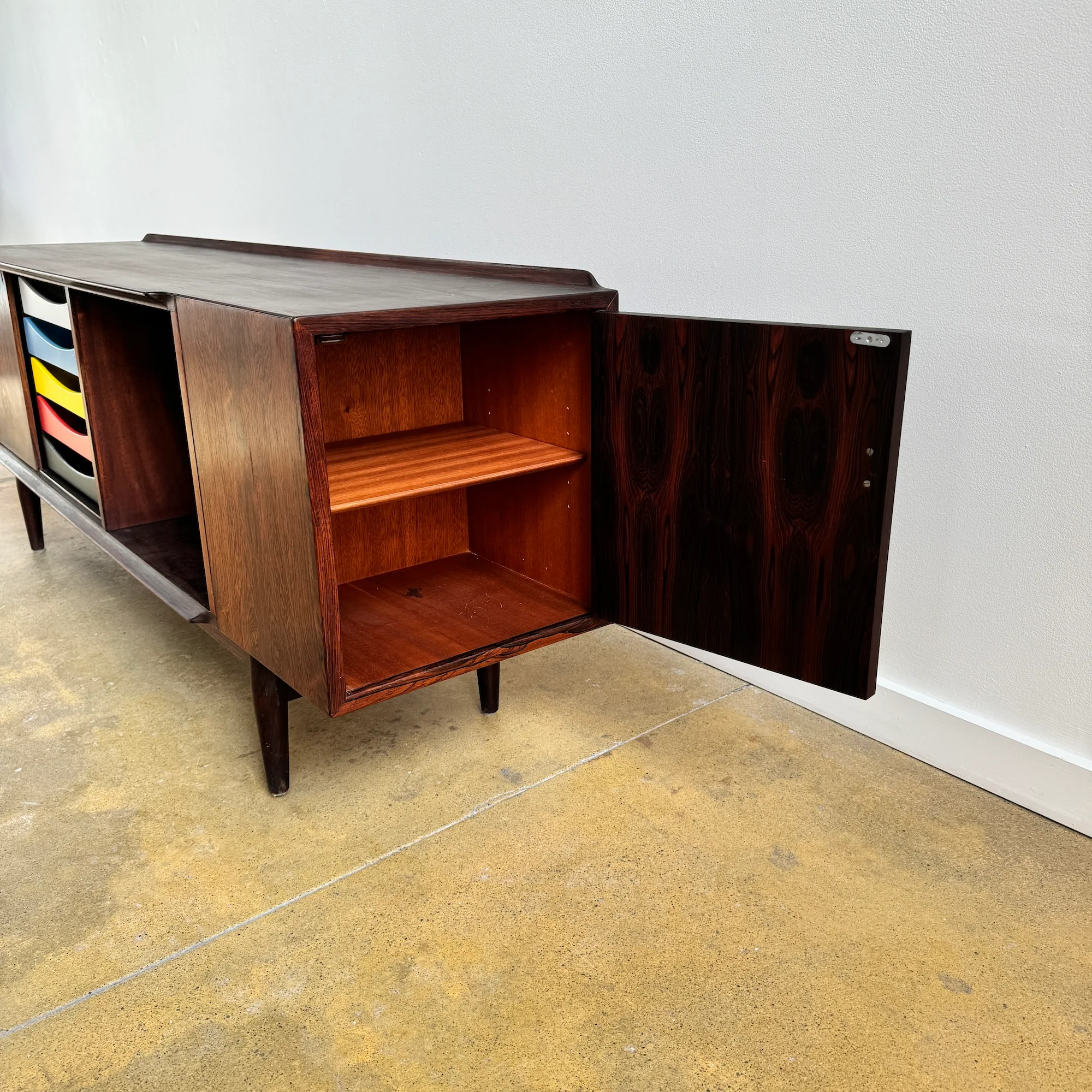 Rare! Danish Modern Rosewood Rare Sideboard by Arne Vodder for Sibast - Image 6