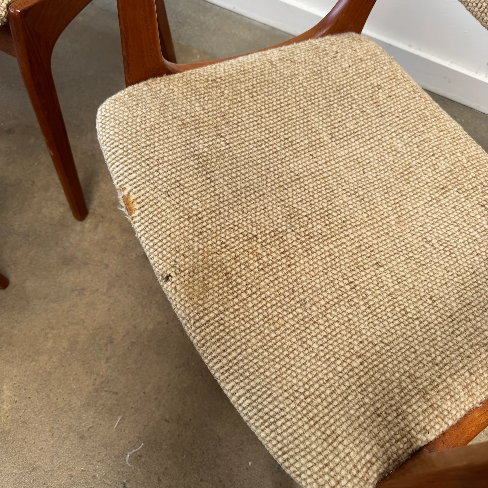 Danish Modern Set of 6 Kai Kristiansen Teak Dining Chairs for KS Møbler, 1960s - Image 7
