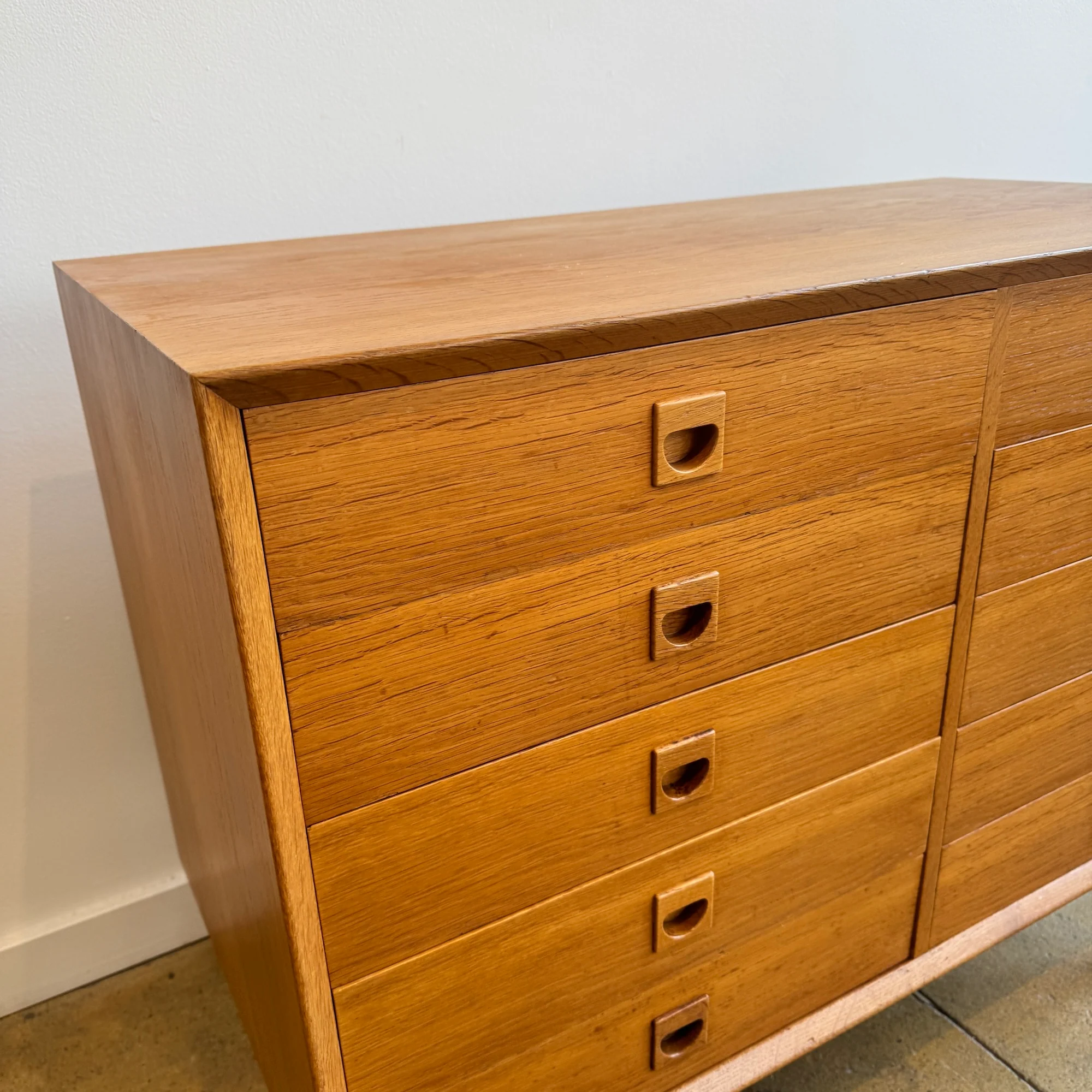 Danish Modern Teak 10 Drawer dressers by Brouer Møbelfabrik (Refinished) - Image 5