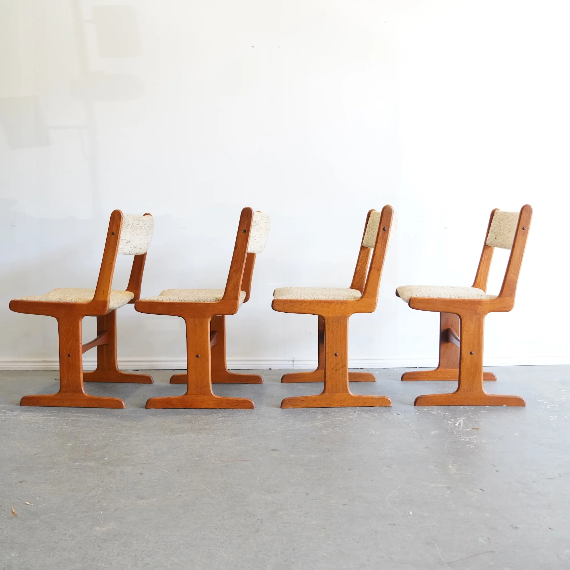 Danish Modern Teak Dining Chairs by Gangso Møbler - Set of 4