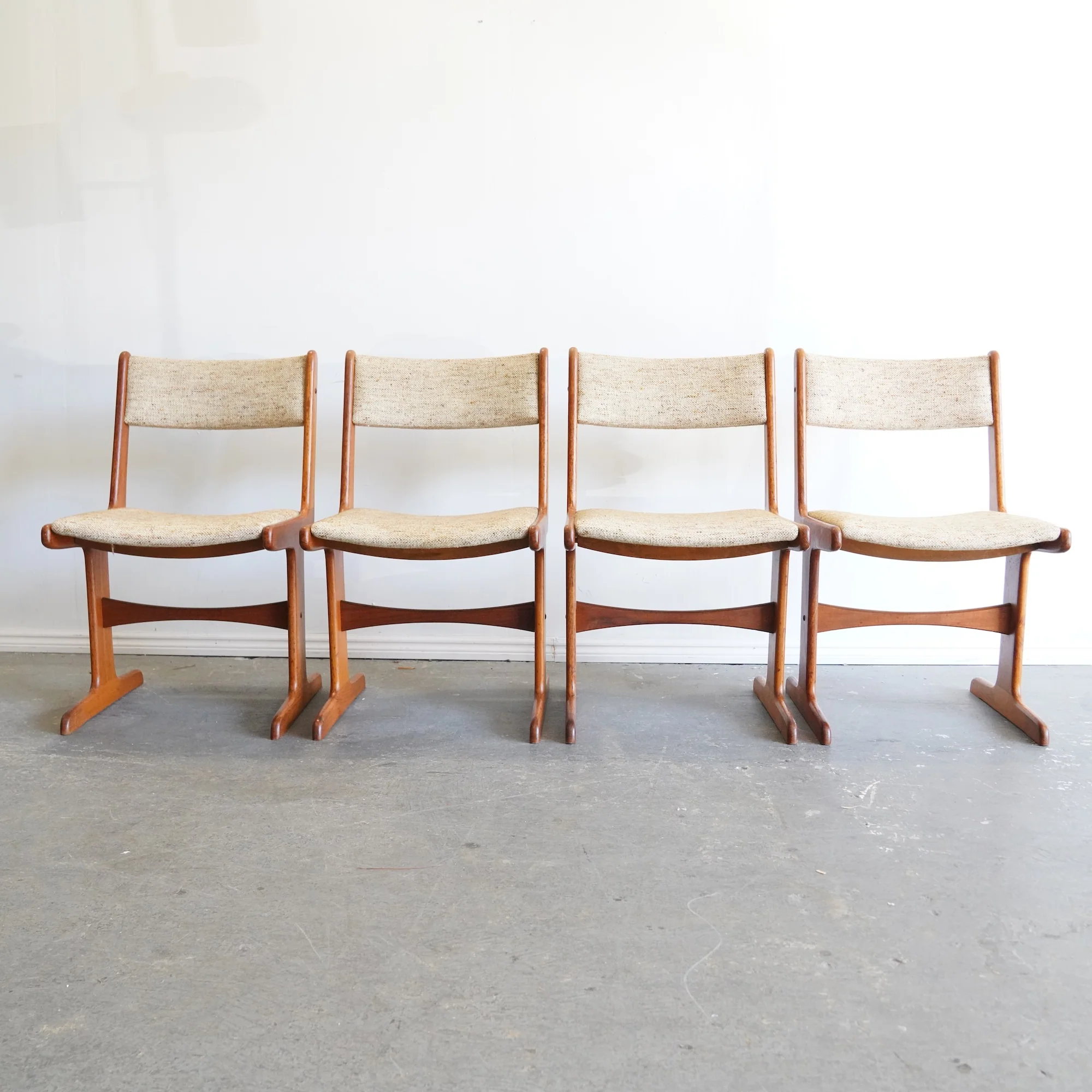 Danish Modern Teak Dining Chairs by Gangso Møbler - Set of 4 - Image 3