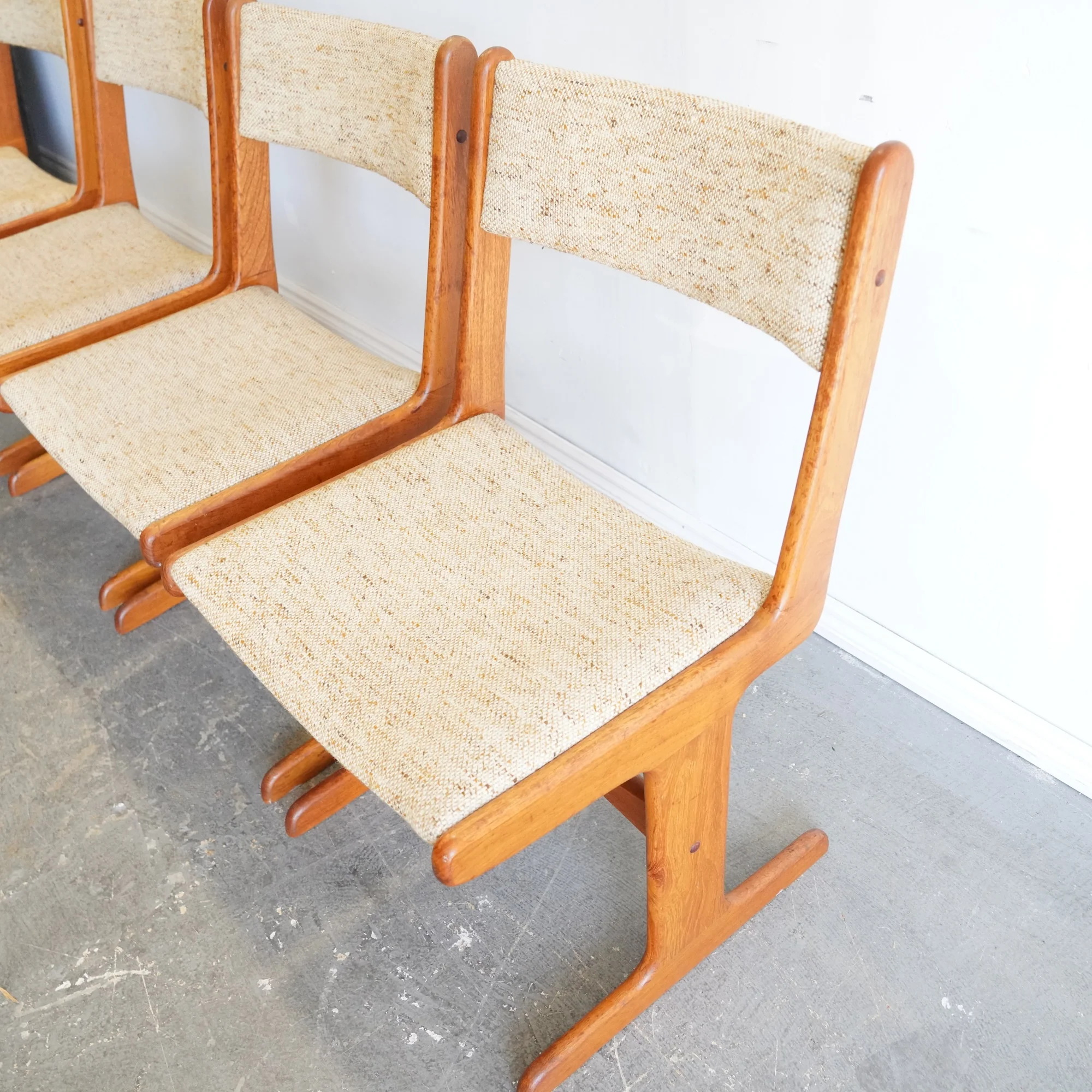 Danish Modern Teak Dining Chairs by Gangso Møbler - Set of 4 - Image 4