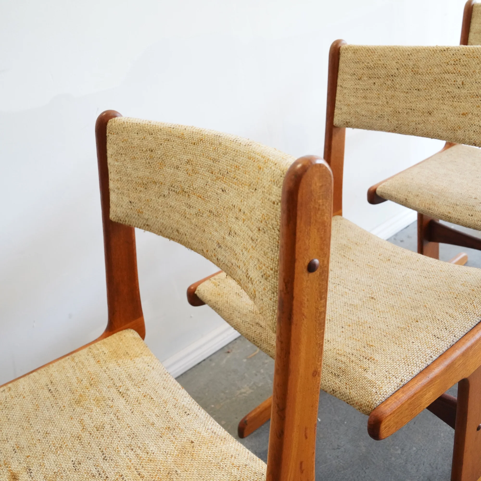 Danish Modern Teak Dining Chairs by Gangso Møbler - Set of 4 - Image 5
