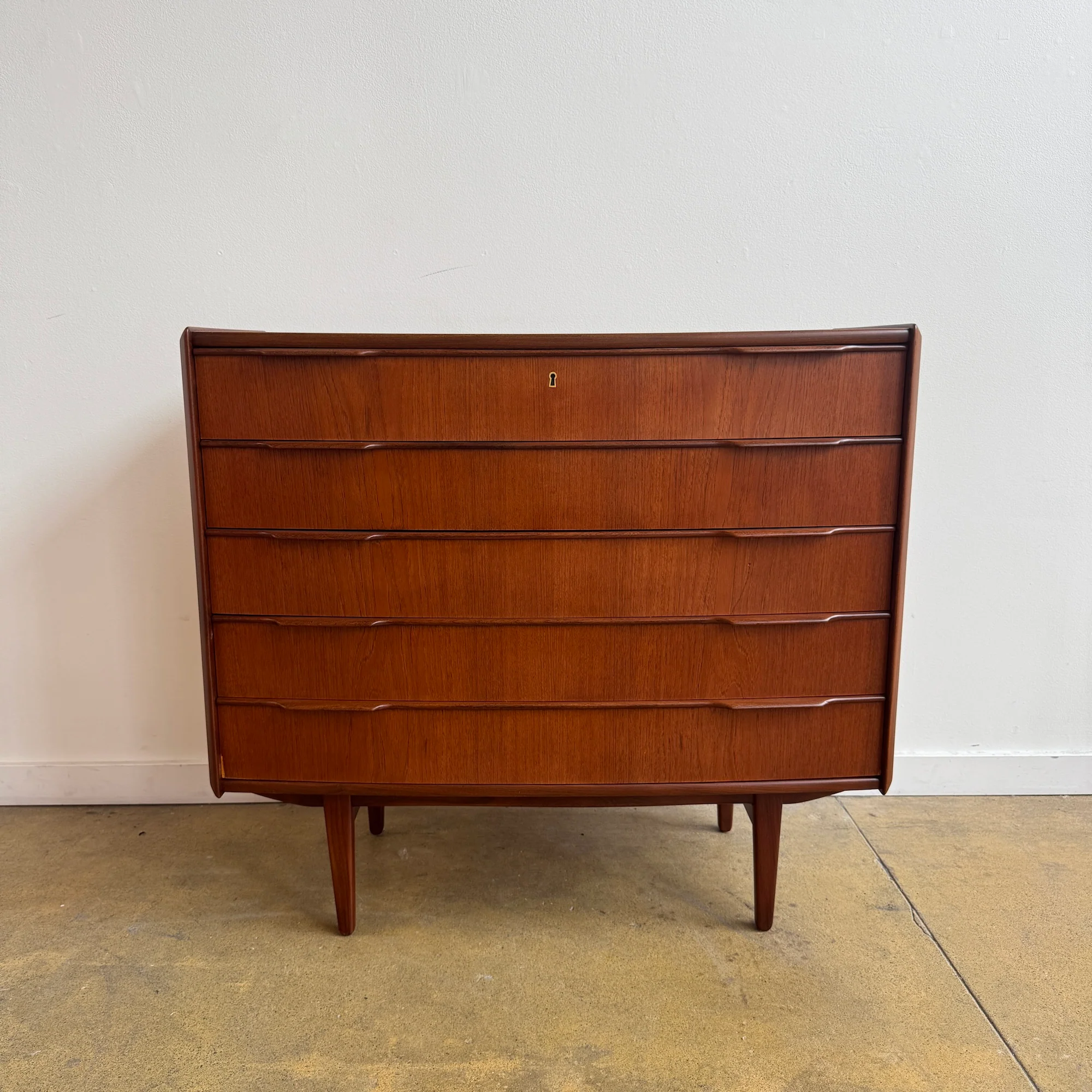 Danish Modern teak Dresser by Vordingborg Møbelfabrik
