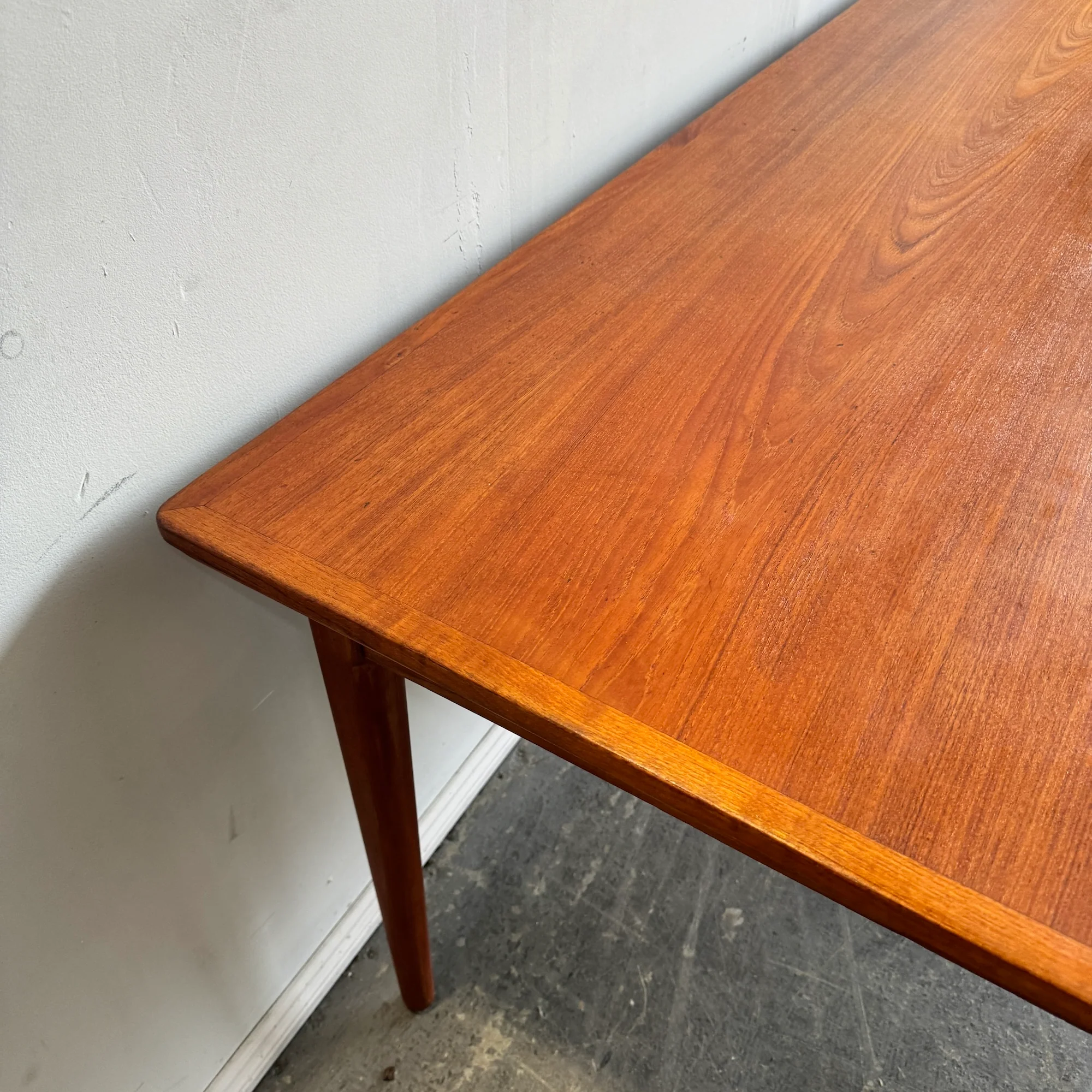 Danish Modern Teak Expandable Dining Table - Image 7