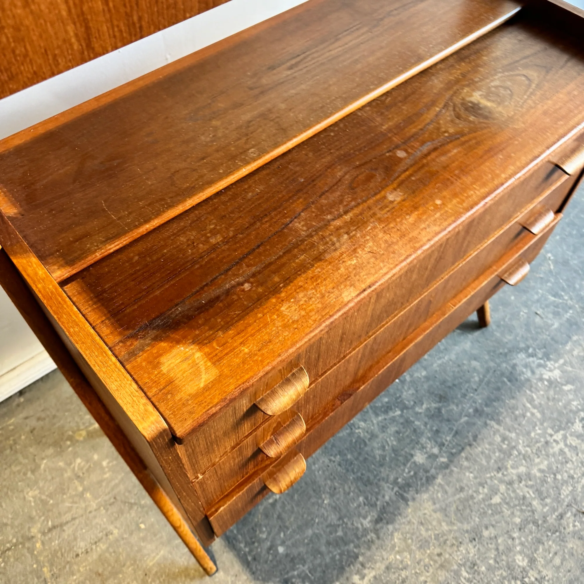 Danish Modern Teak Vanity/ Bar Storage - Image 5