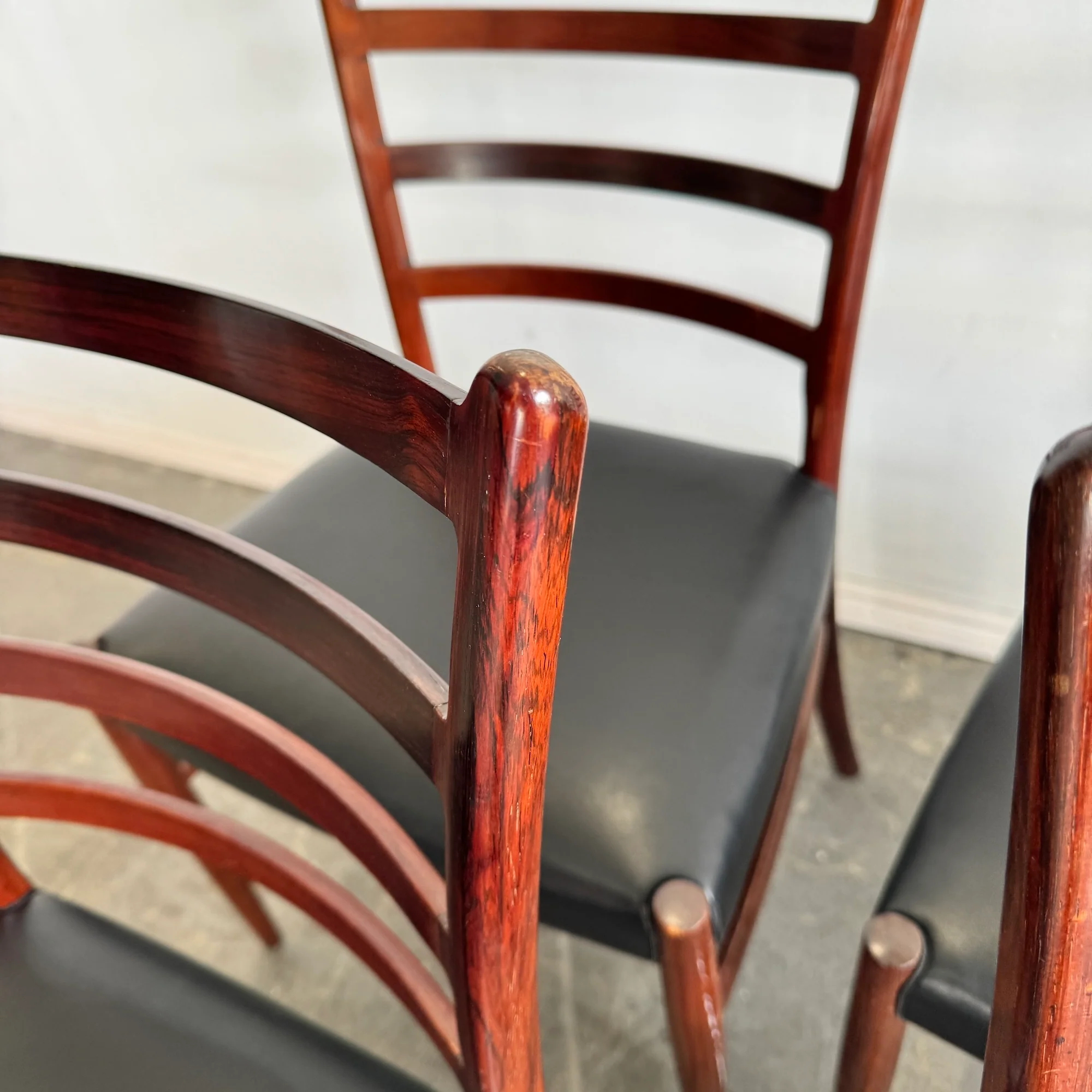 Danish Set of 6 Skovby Mobelfabrik Dining Chairs - Image 5