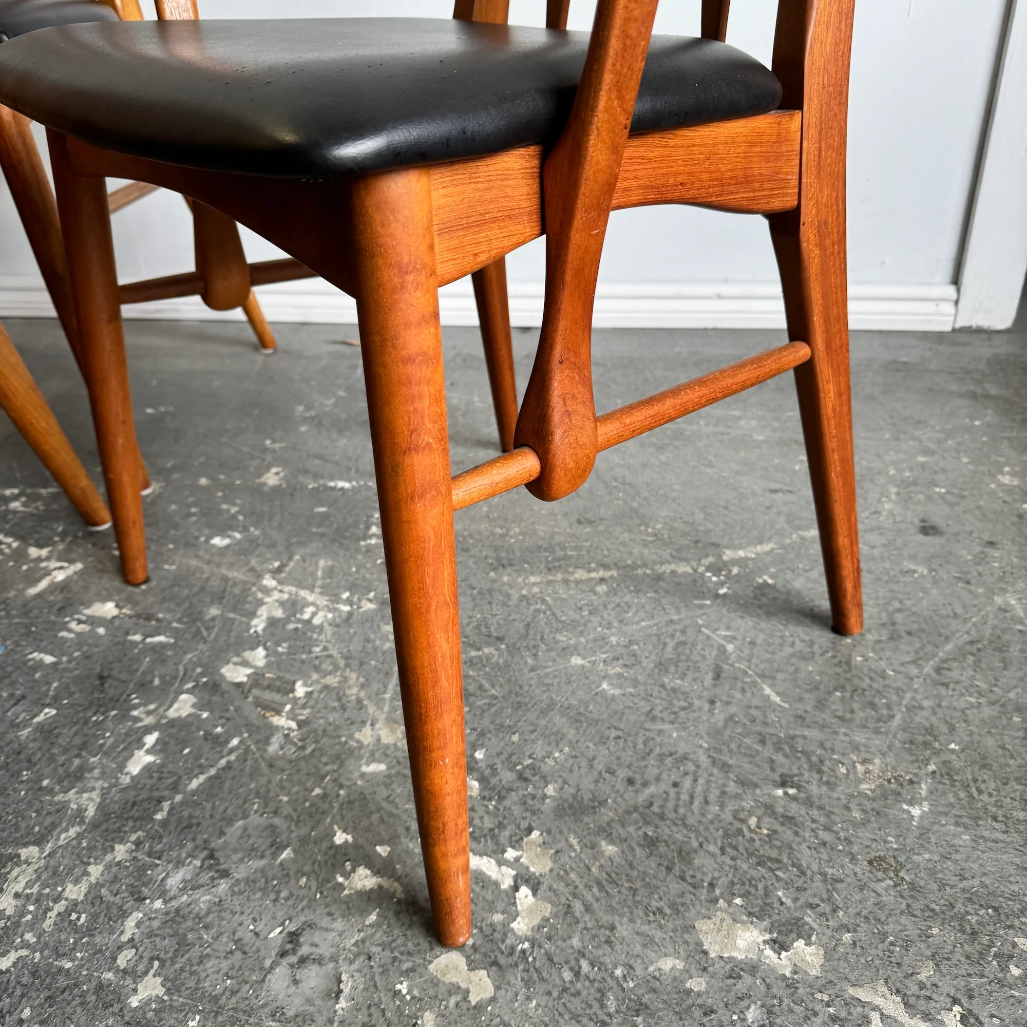 Danish Set of 8 Eva Dining Chairs by Niels Koefoed for Koefoeds Hornslet, 1960s - Image 5