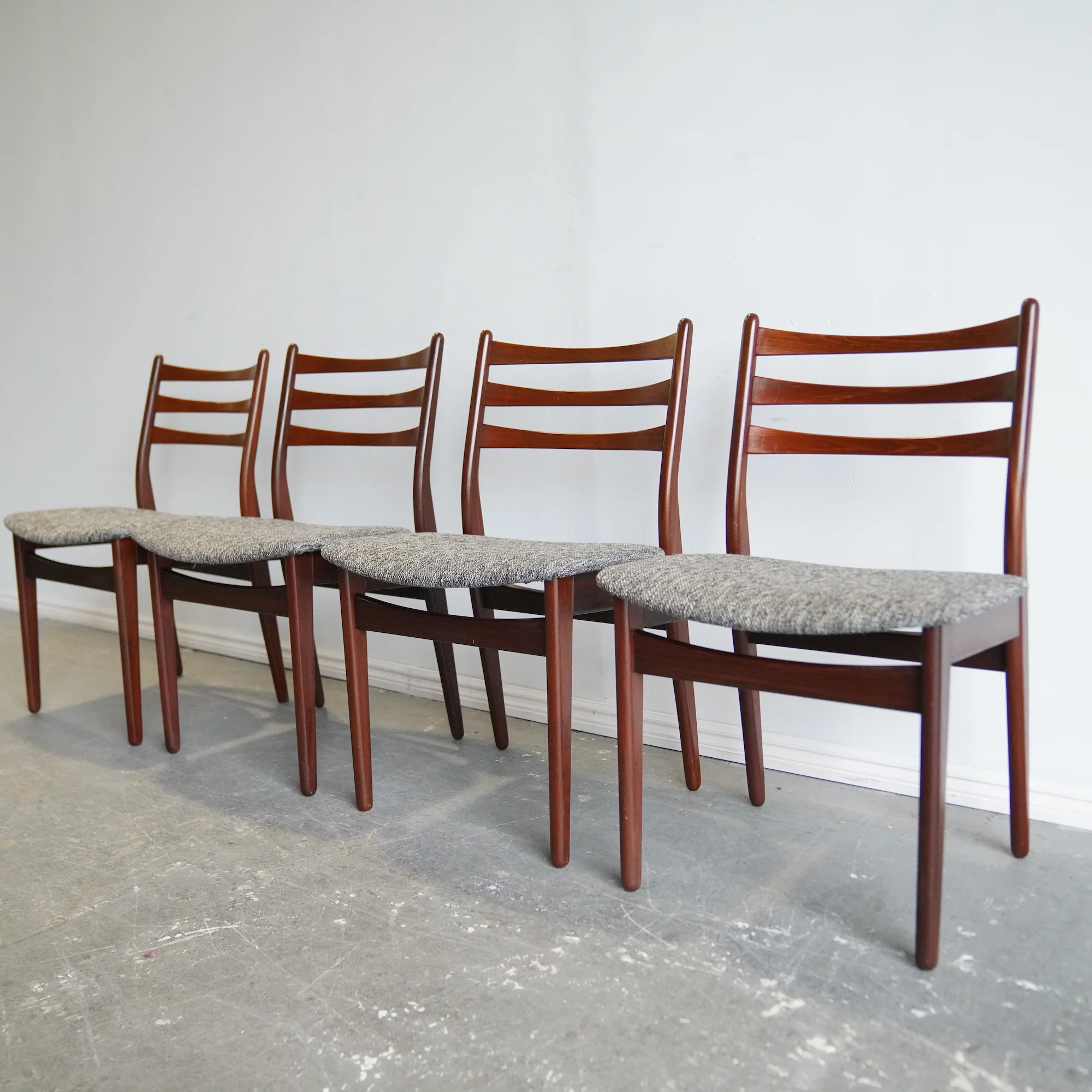 Danish Set of Mid Century Dining Chairs by Skovby, 1950s, Set of 4 - Image 2