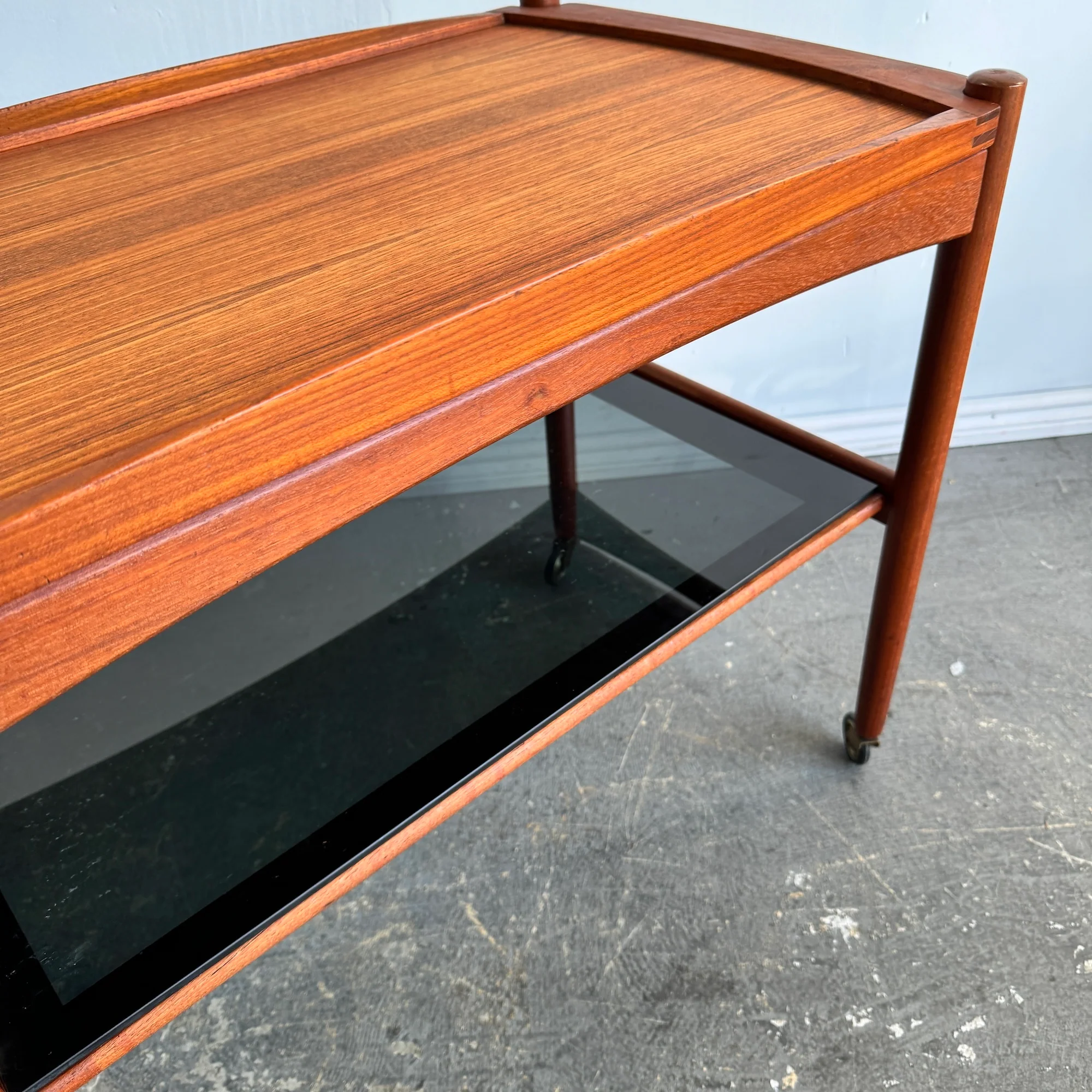 Danish Teak Bar Cart by Poul Hundevad, 1960s - Image 5