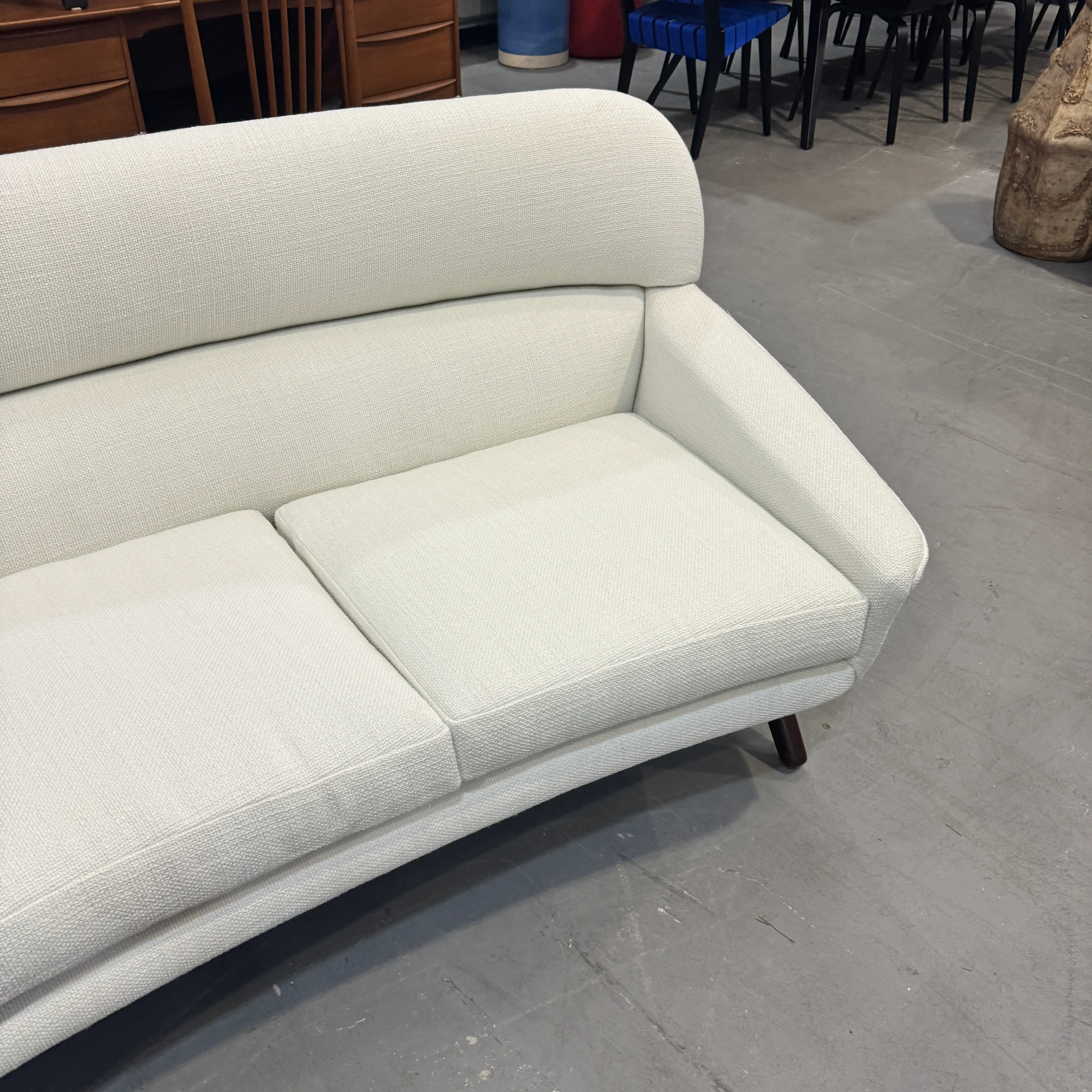 Danish Vintage Illum Wikkelso-Mikael Laursen 4 seater sofa - Image 10
