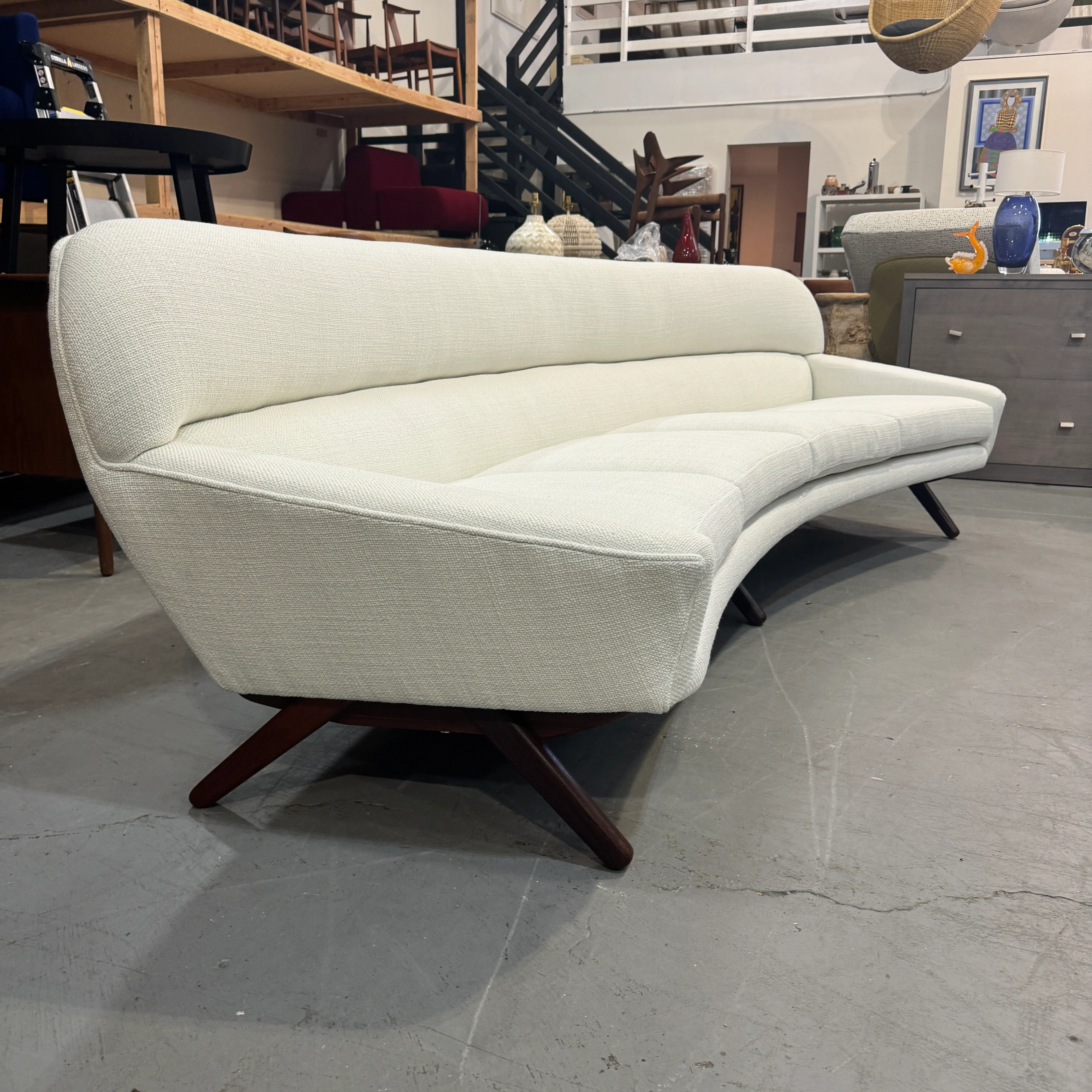Danish Vintage Illum Wikkelso-Mikael Laursen 4 seater sofa - Image 7