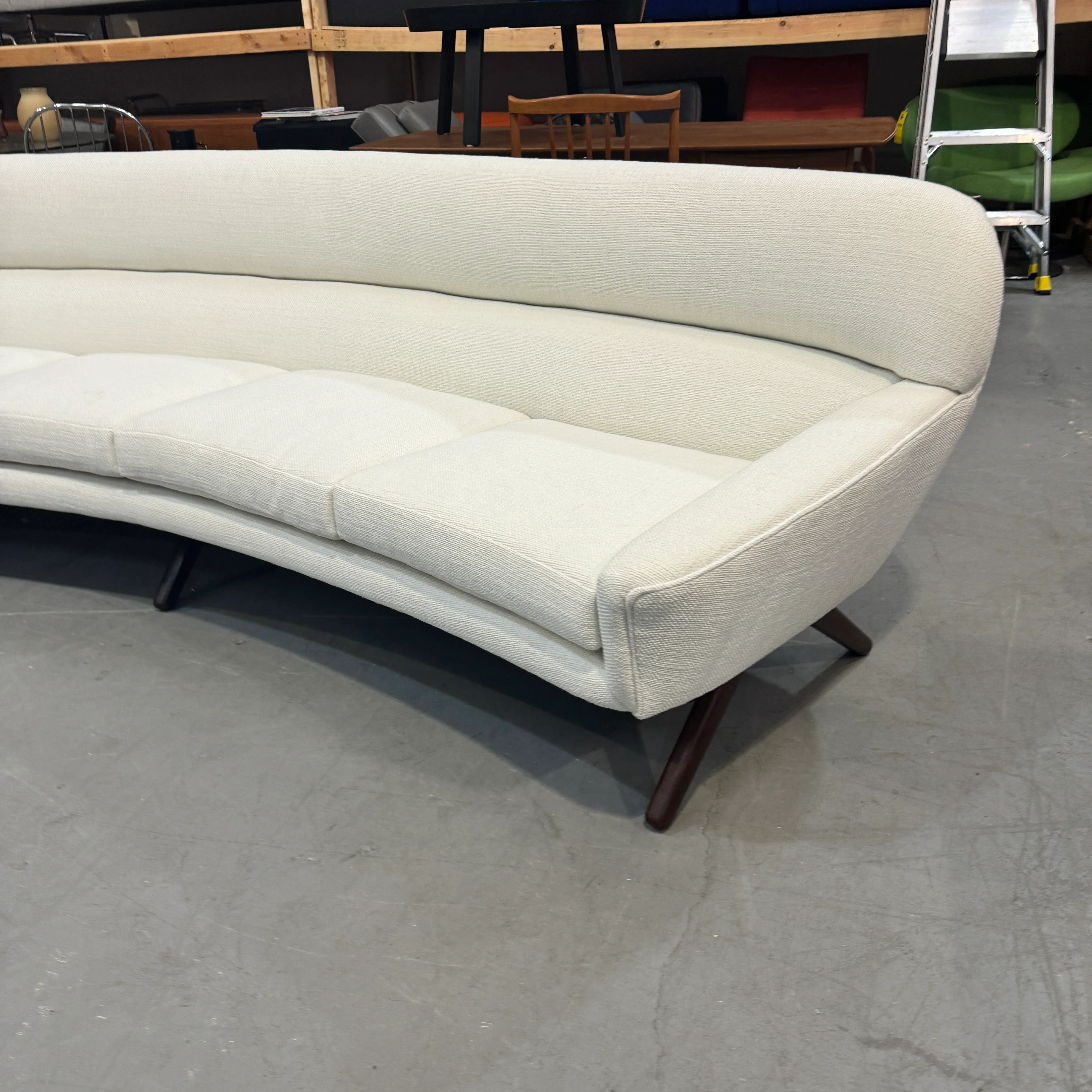 Danish Vintage Illum Wikkelso-Mikael Laursen 4 seater sofa - Image 9