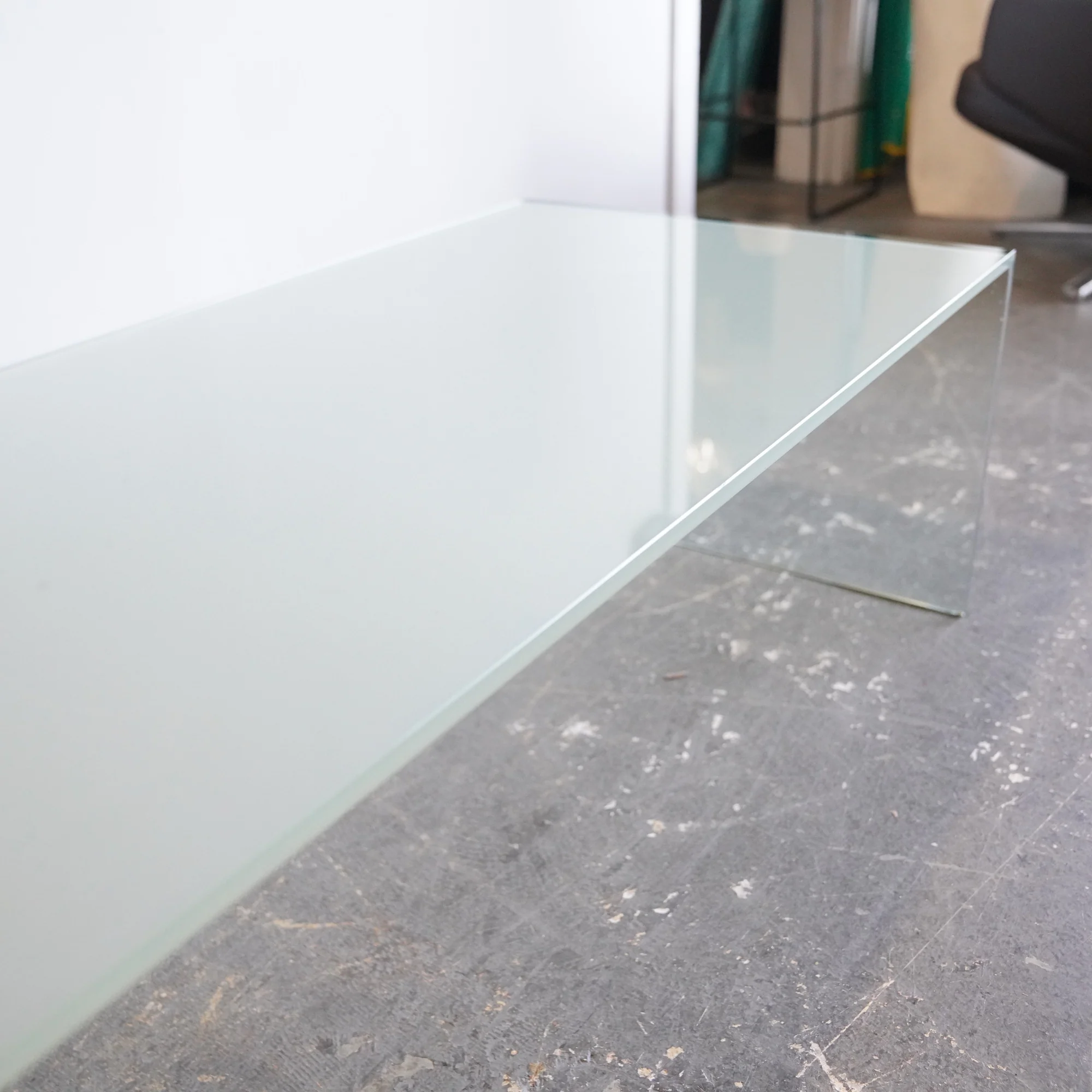 Design Within Reach," Postmodern Glass Coffee Table - Image 4