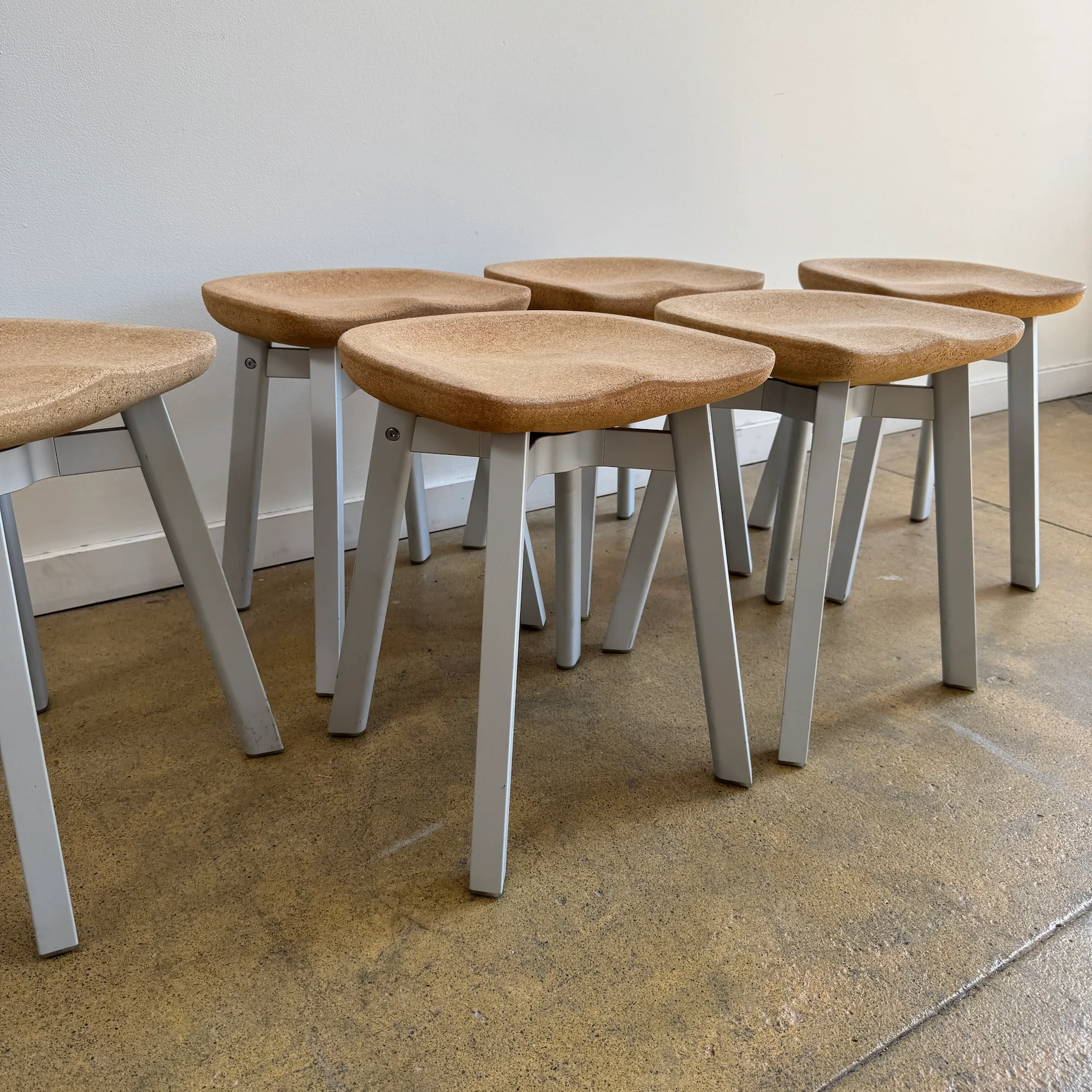 Emeco X Nendo Su Cork and Aluminum Dining Chairs - Set of 6 - Image 4