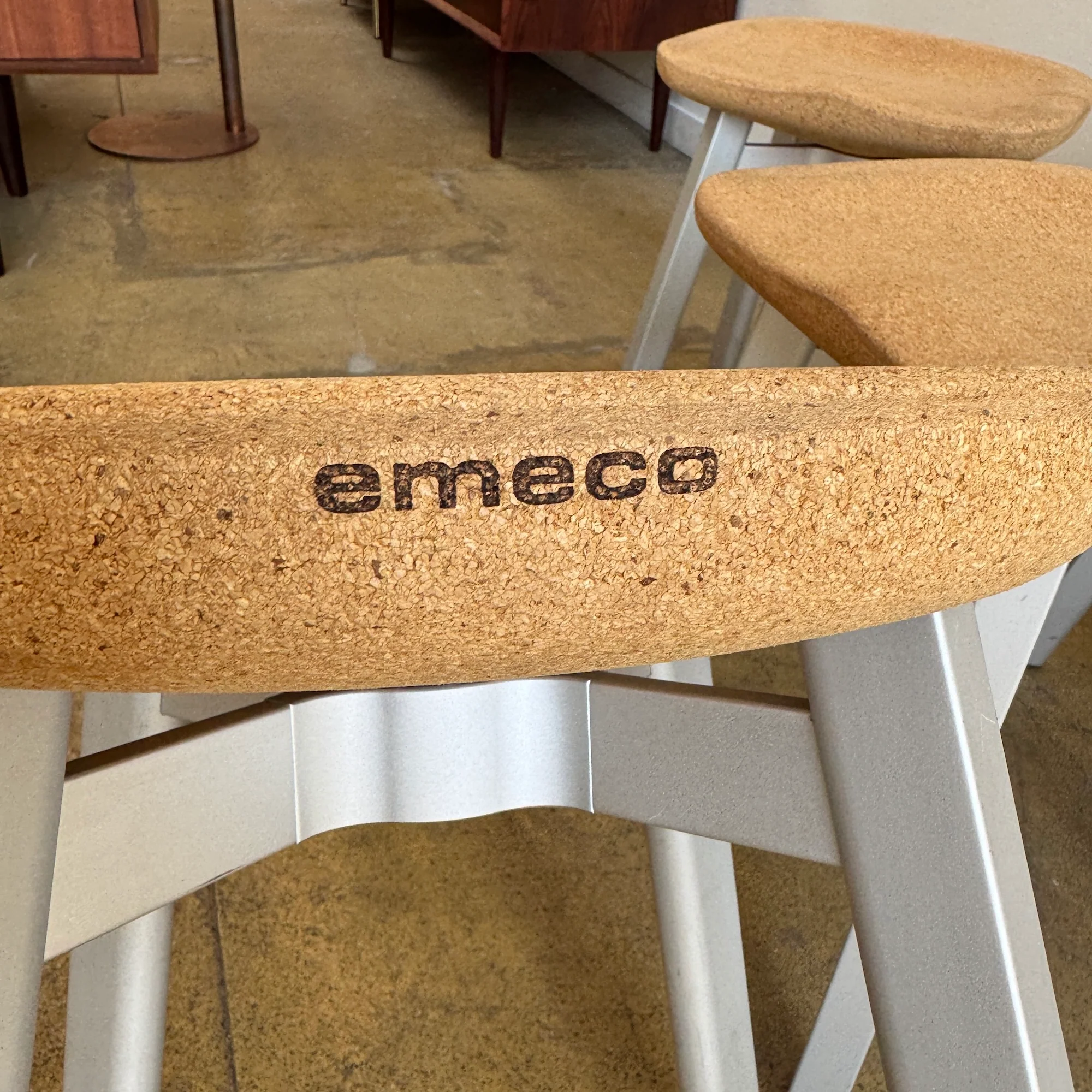 Emeco X Nendo Su Cork and Aluminum Dining Chairs - Set of 4 - Image 8
